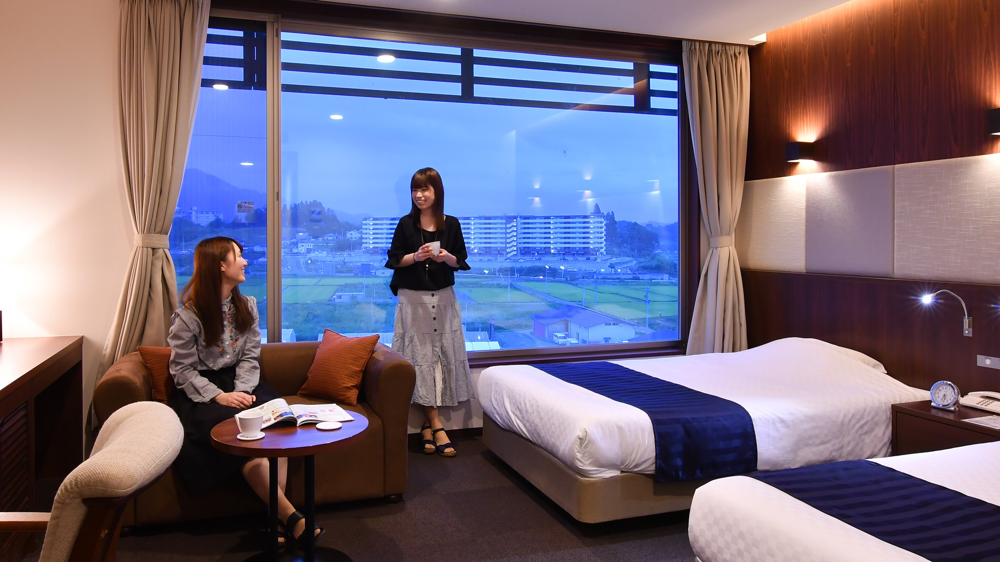 【客房】豪華雙床房面積25㎠