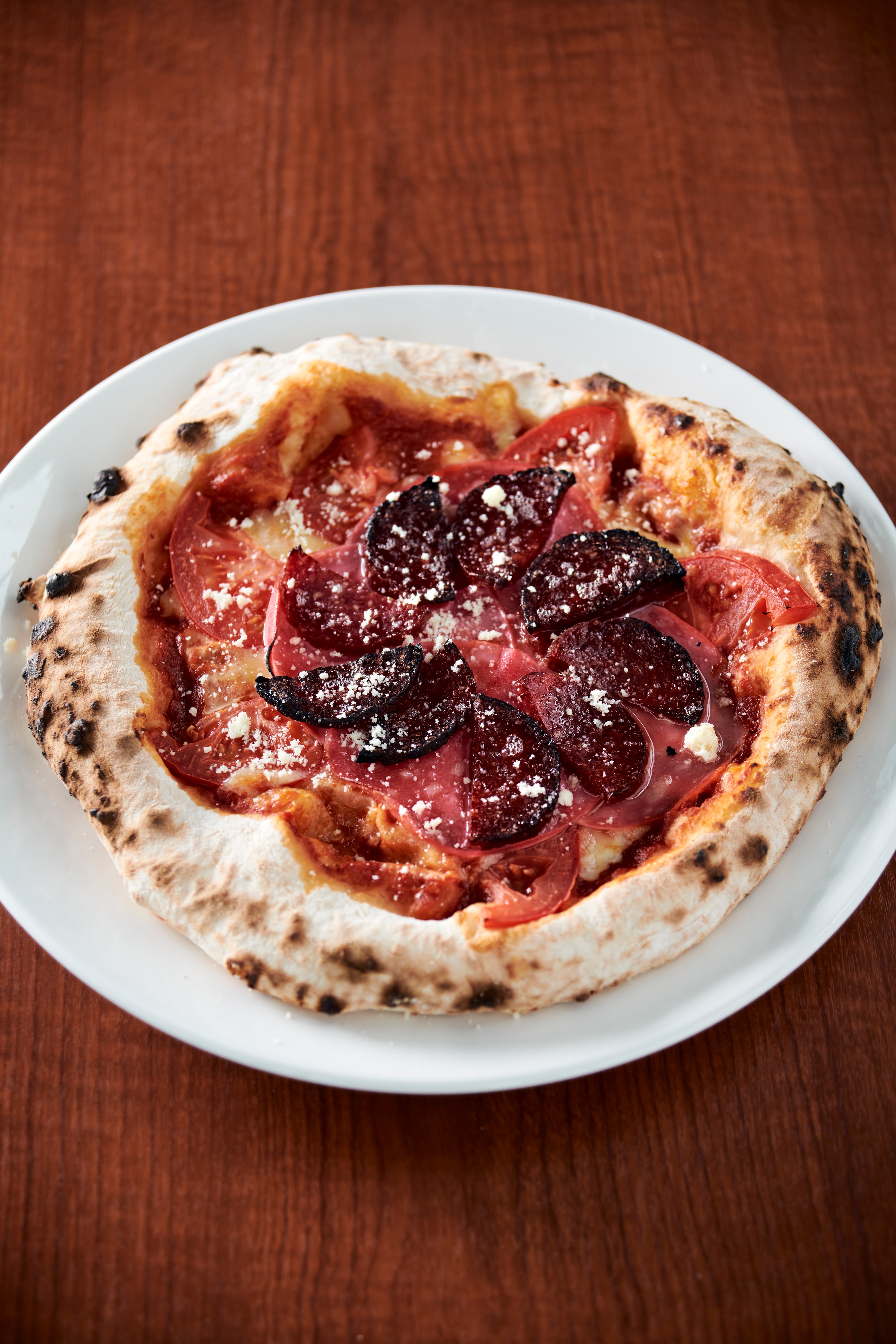 Food Hall: Salami and Bologna Pizza