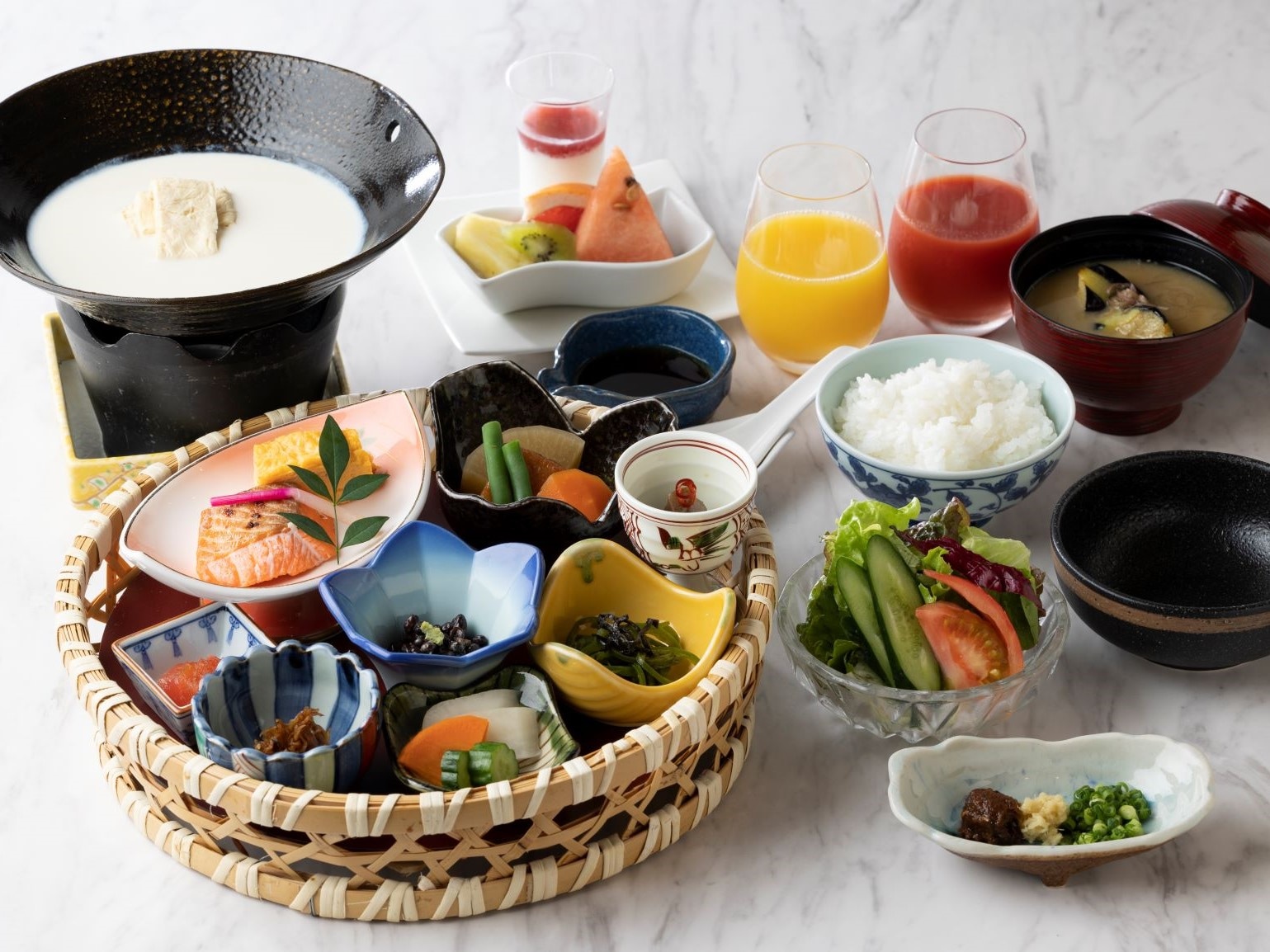 Japanese breakfast set