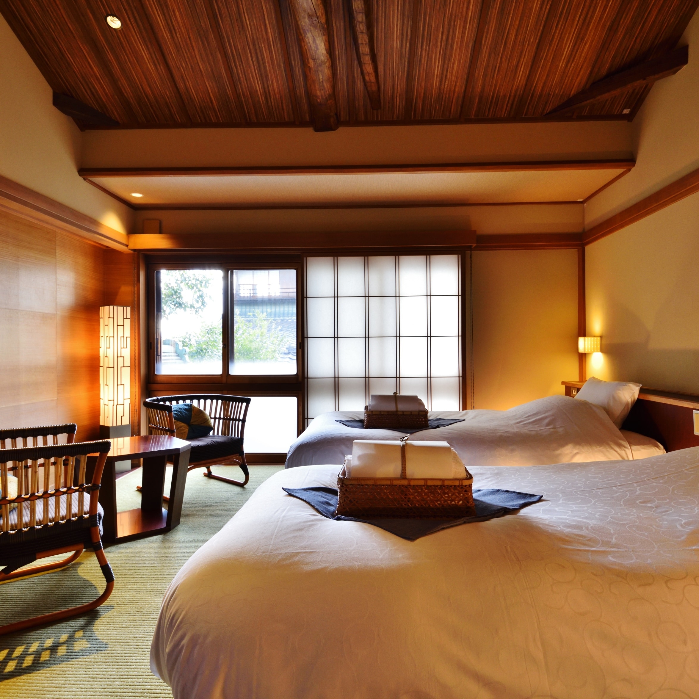 [Gunjo] Kyomachiya style twin Japanese-style room