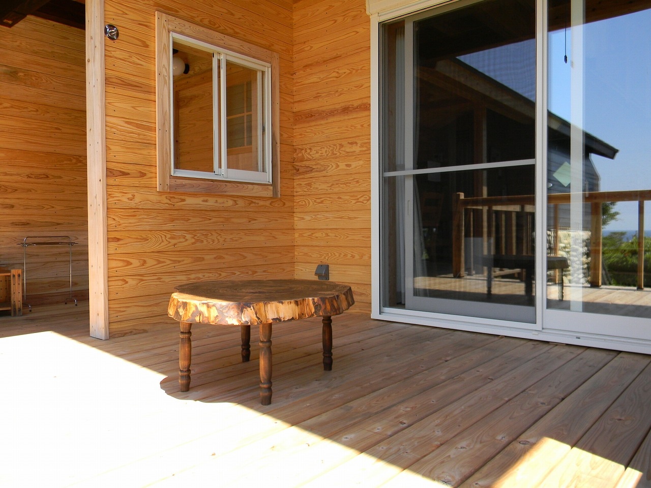 First floor deck