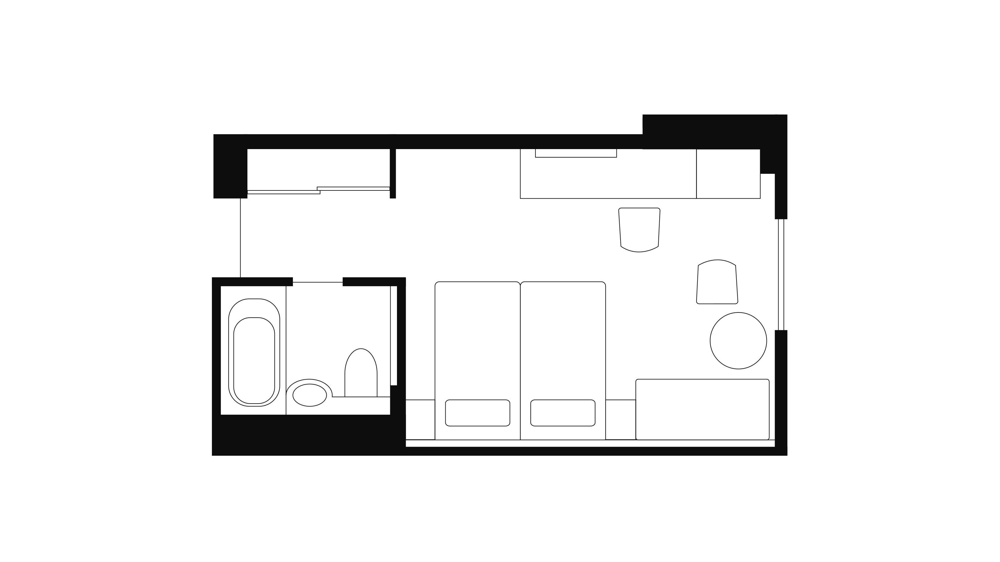 Floor plan: Premium Floor Deluxe Twin