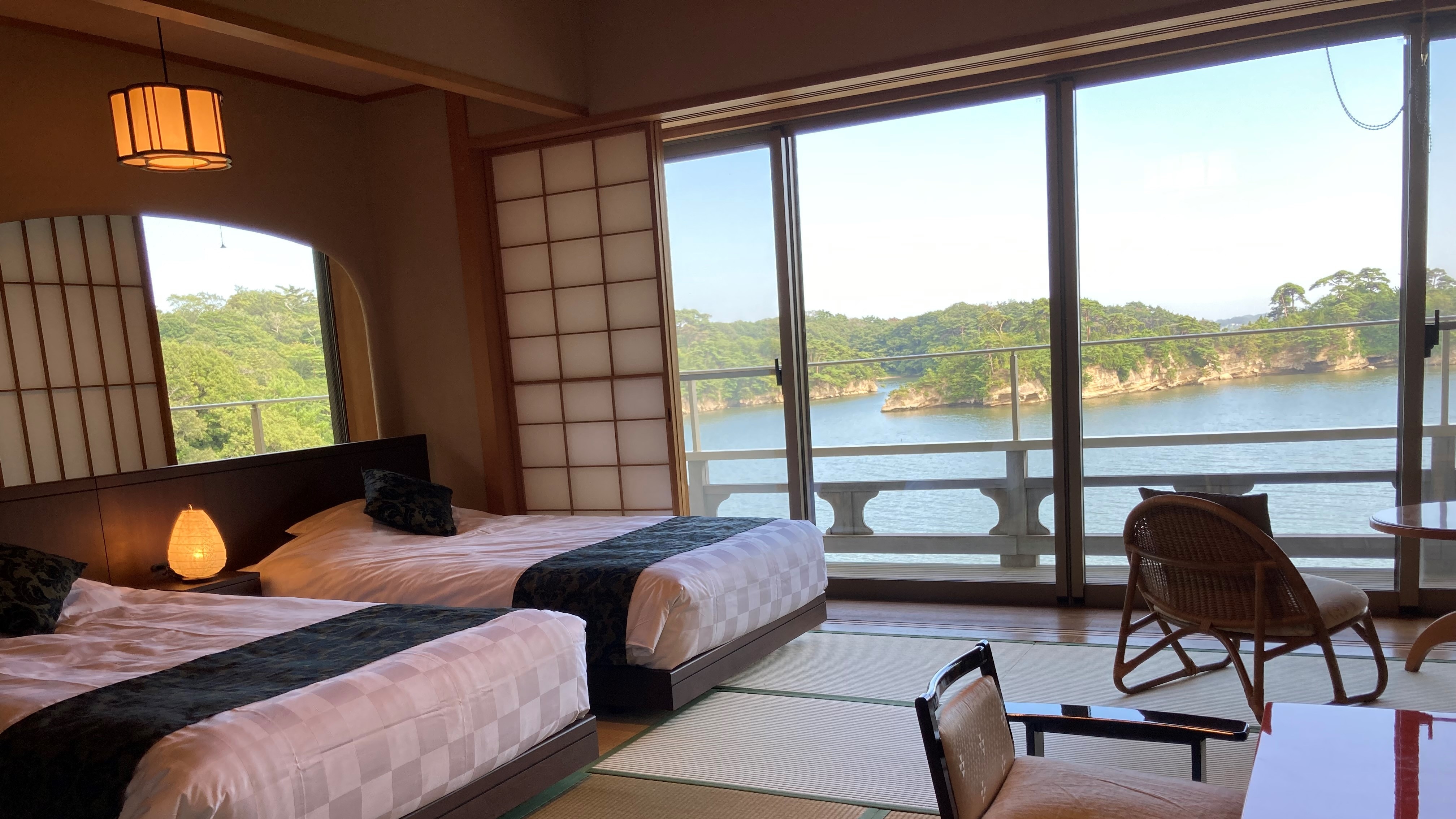 Japanese-style room overlooking Matsushima Bay (2nd floor bed)