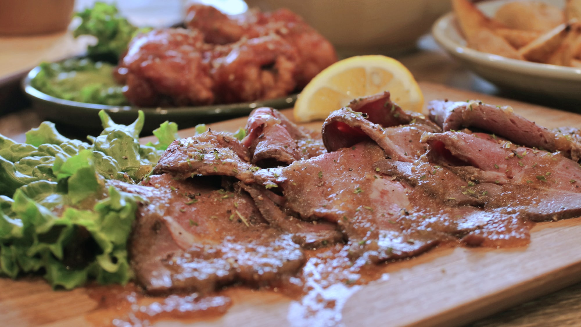 [Party Menu Example] Roast beef