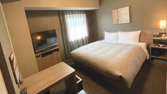 Kamar Comfort Double Ukuran tempat tidur 1.600 & kali; 2.000 WOWOW / BS dapat dilihat