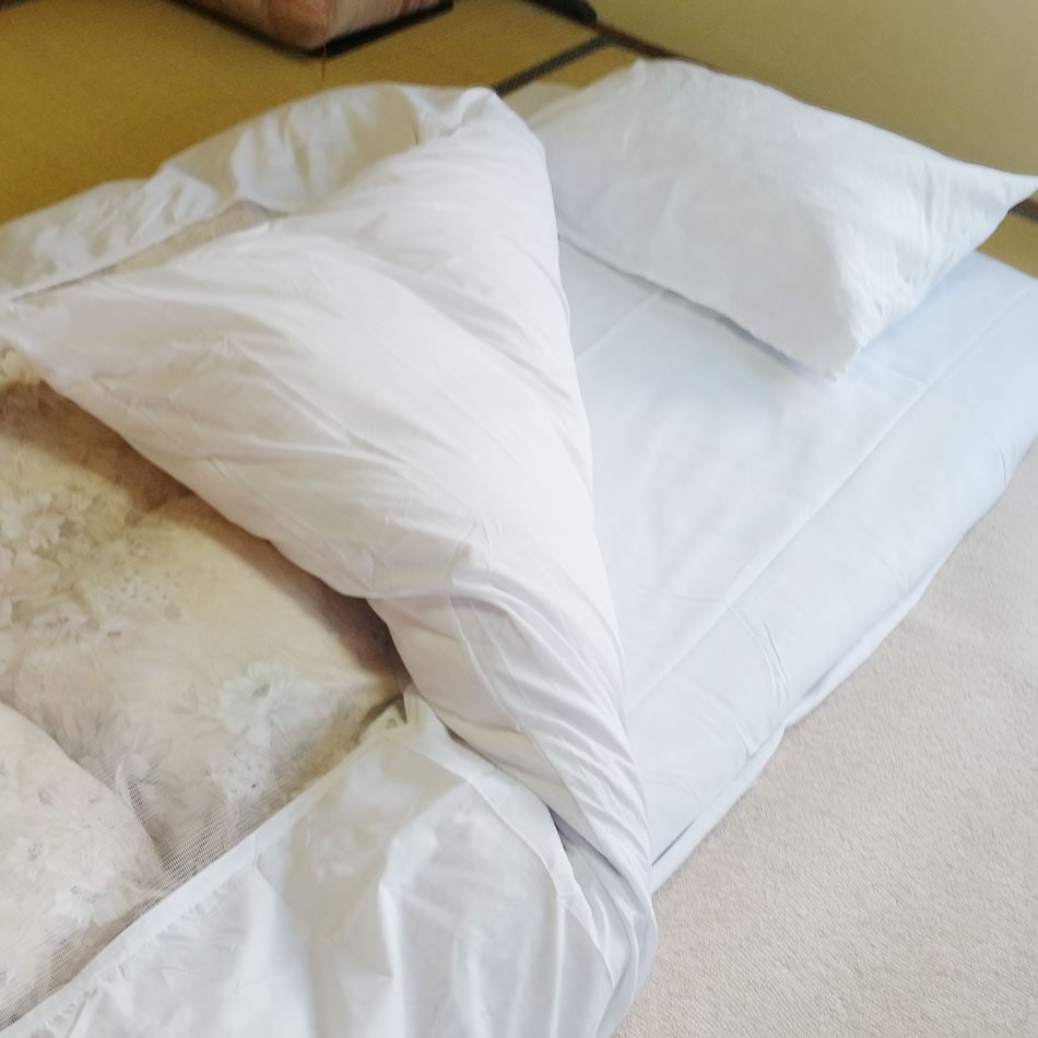 All rooms are fitted with feather duvets.