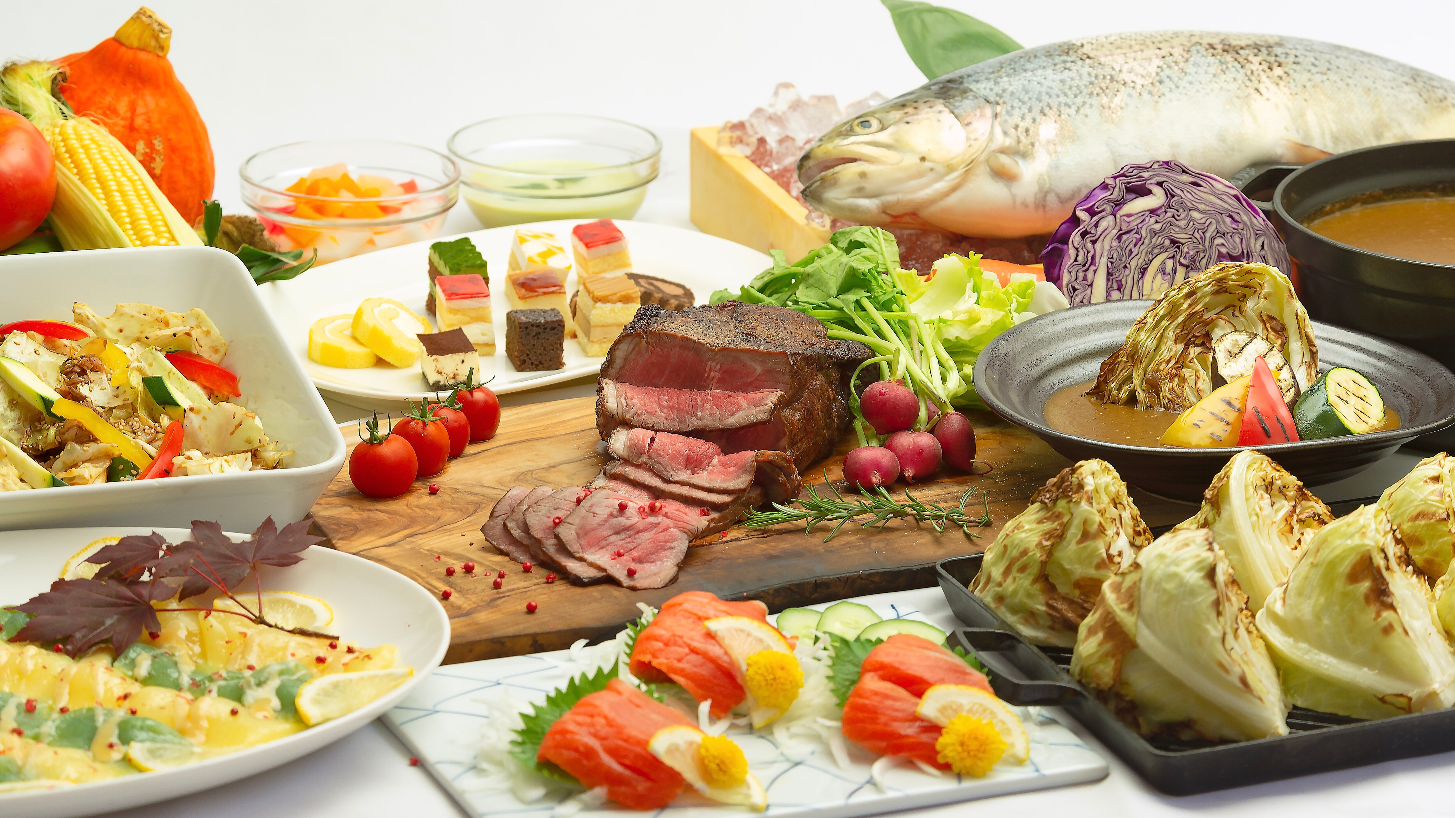 An example of dinner: Chef's commitment! Enjoy a dish full of Tsumagoi ingredients ♪