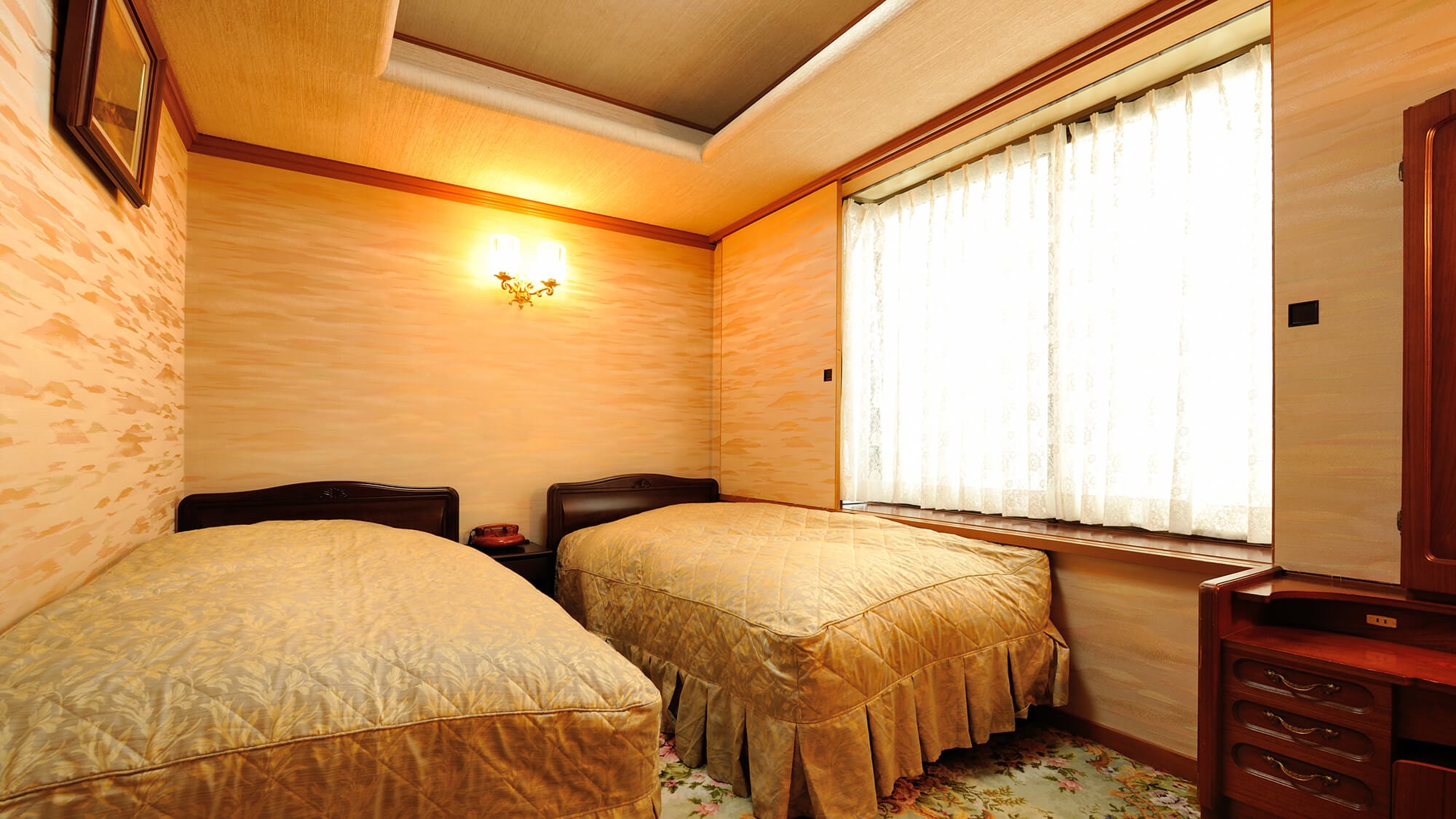 [Shinano] Japanese-Western style room with twin bedroom