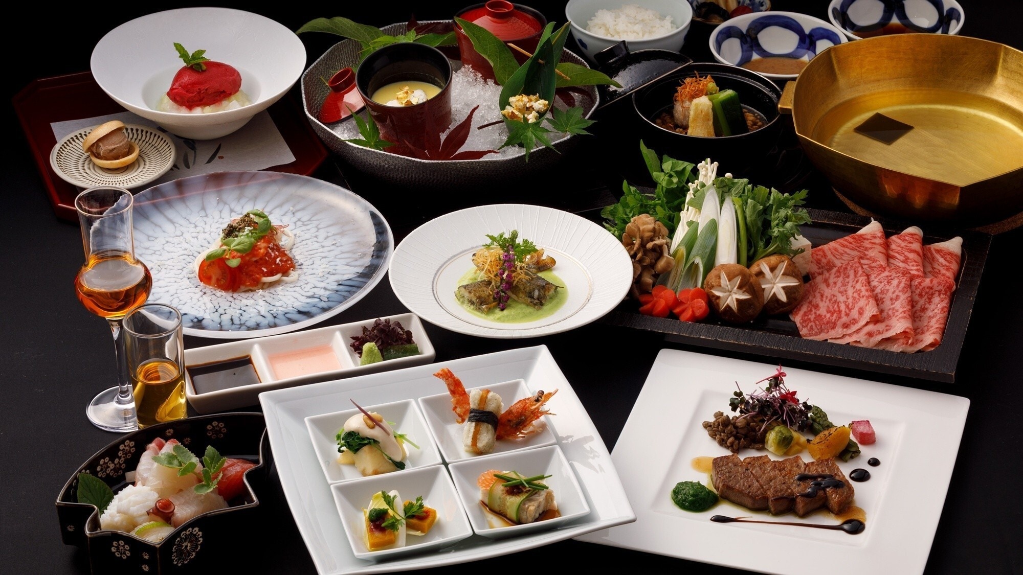 [2025: ฤดูร้อน] ตัวอย่างคอร์ส Oita Wagyu Premium Kaiseki