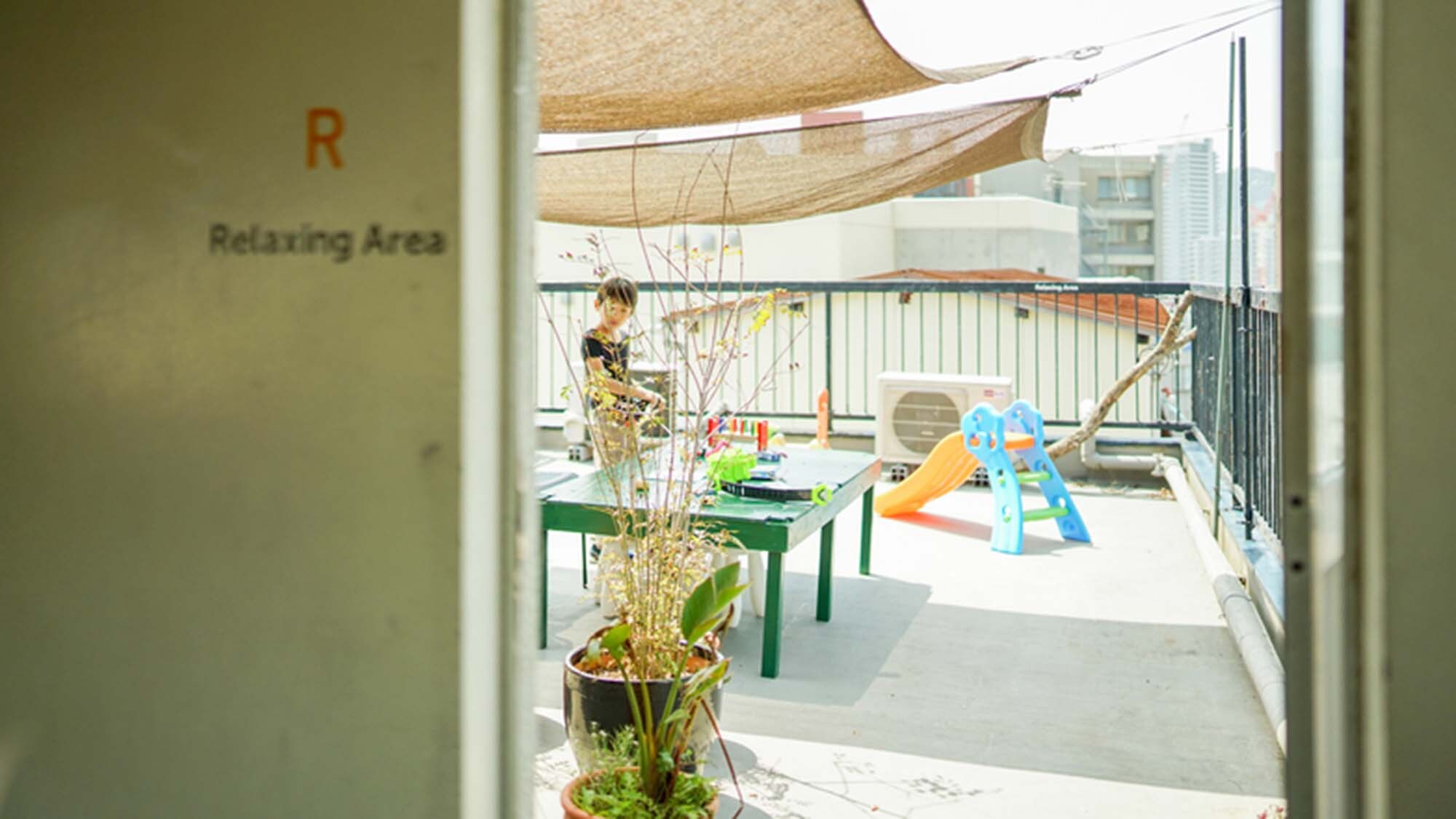 ・ [Rooftop] Relax on the rooftop when the weather is nice