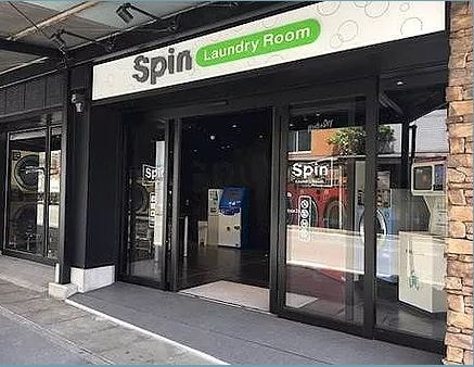 Nearest coin laundry "SPIN"