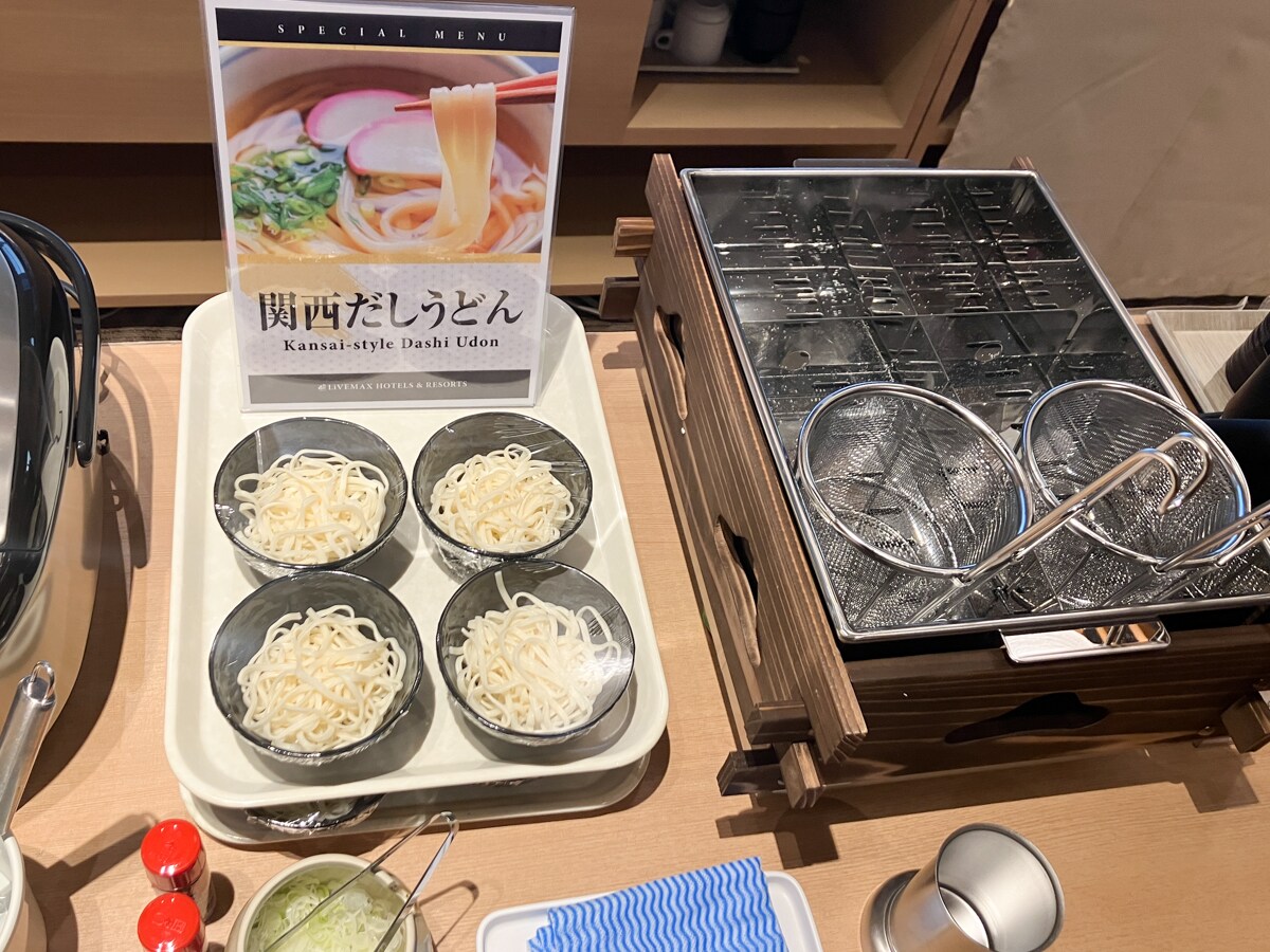 Breakfast buffet example