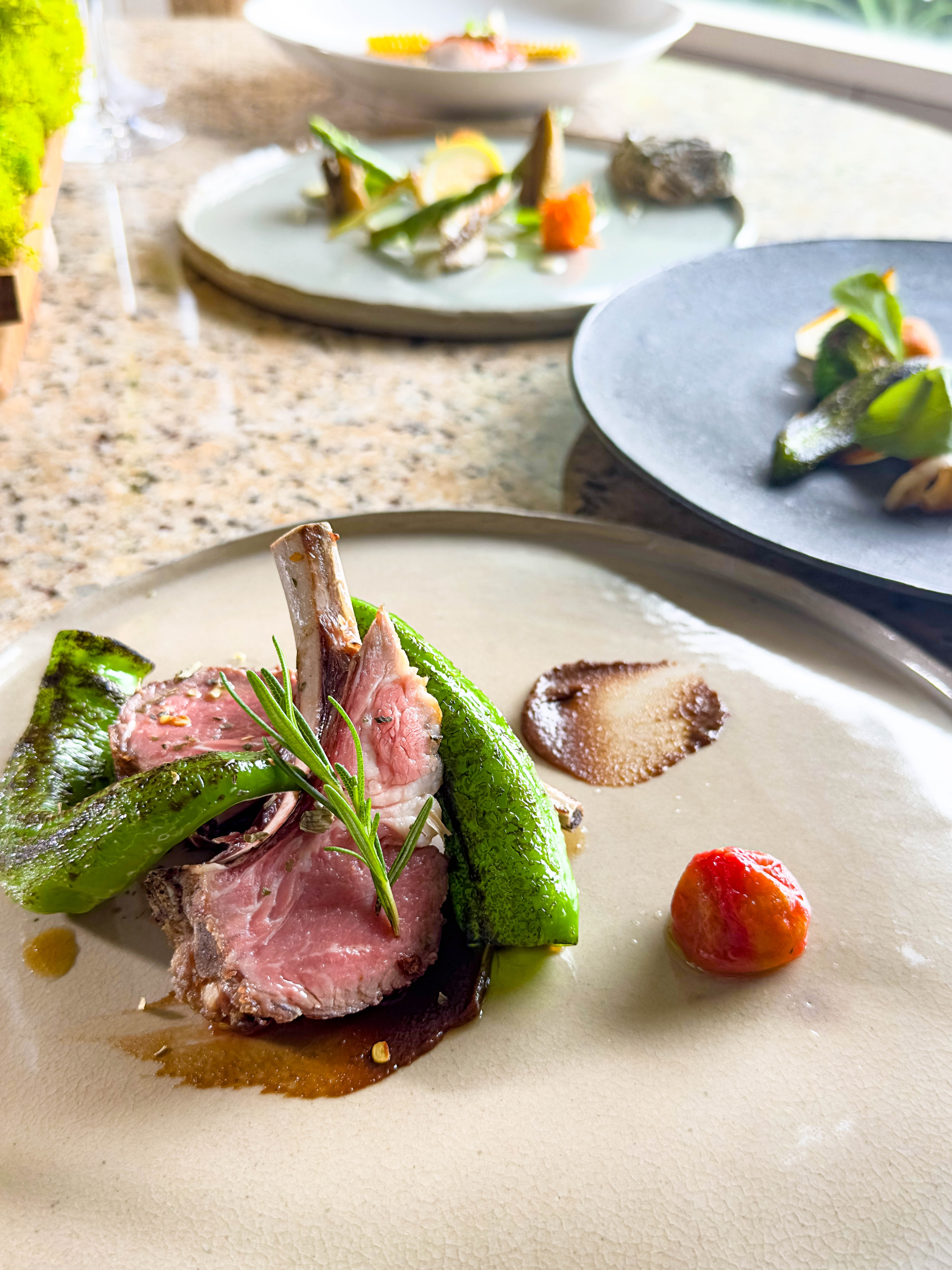 [Dinner] Charbroiled lamb using aging techniques