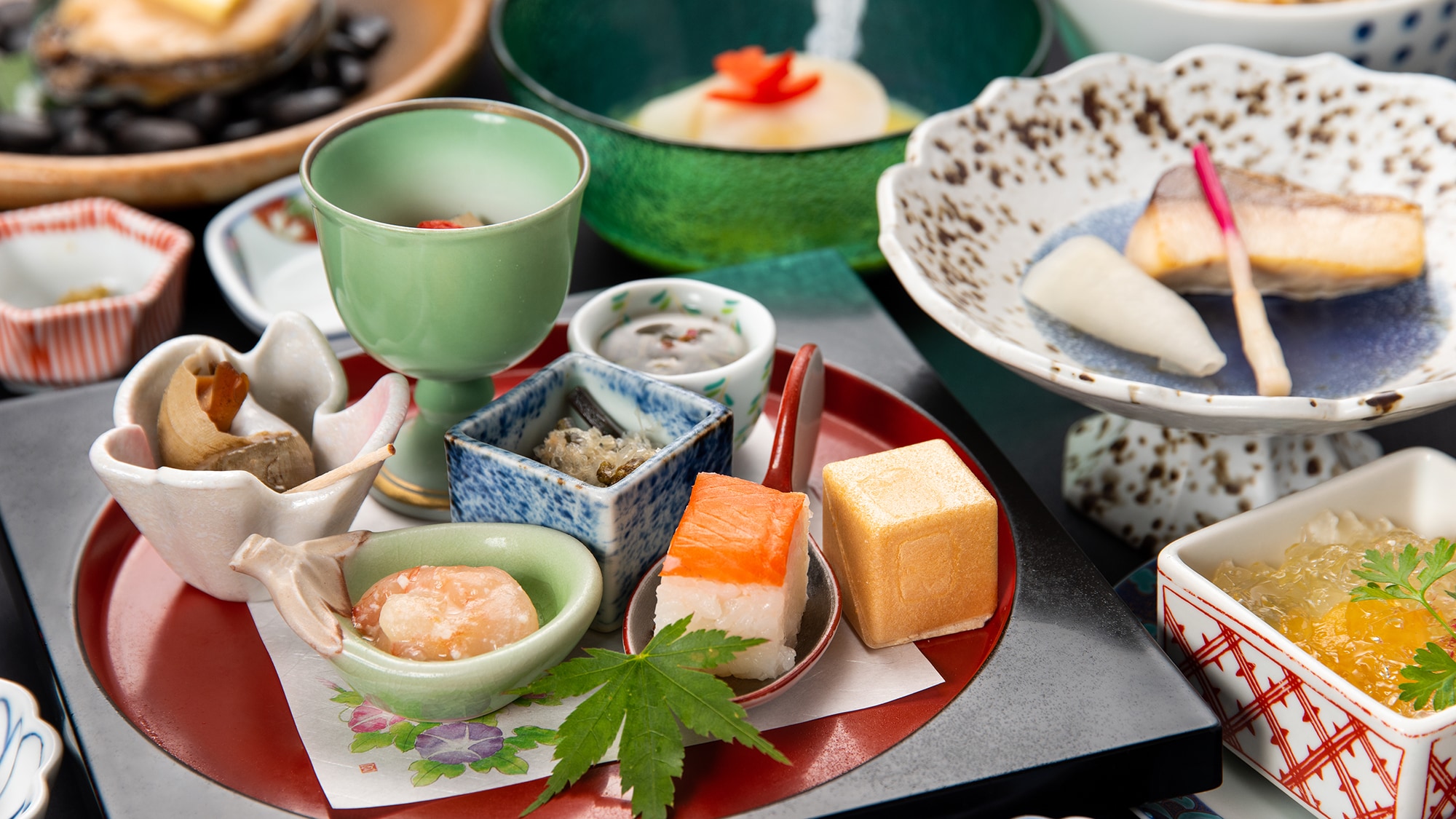 [Example of dinner] Bamboo and plum kaiseki common dishes
