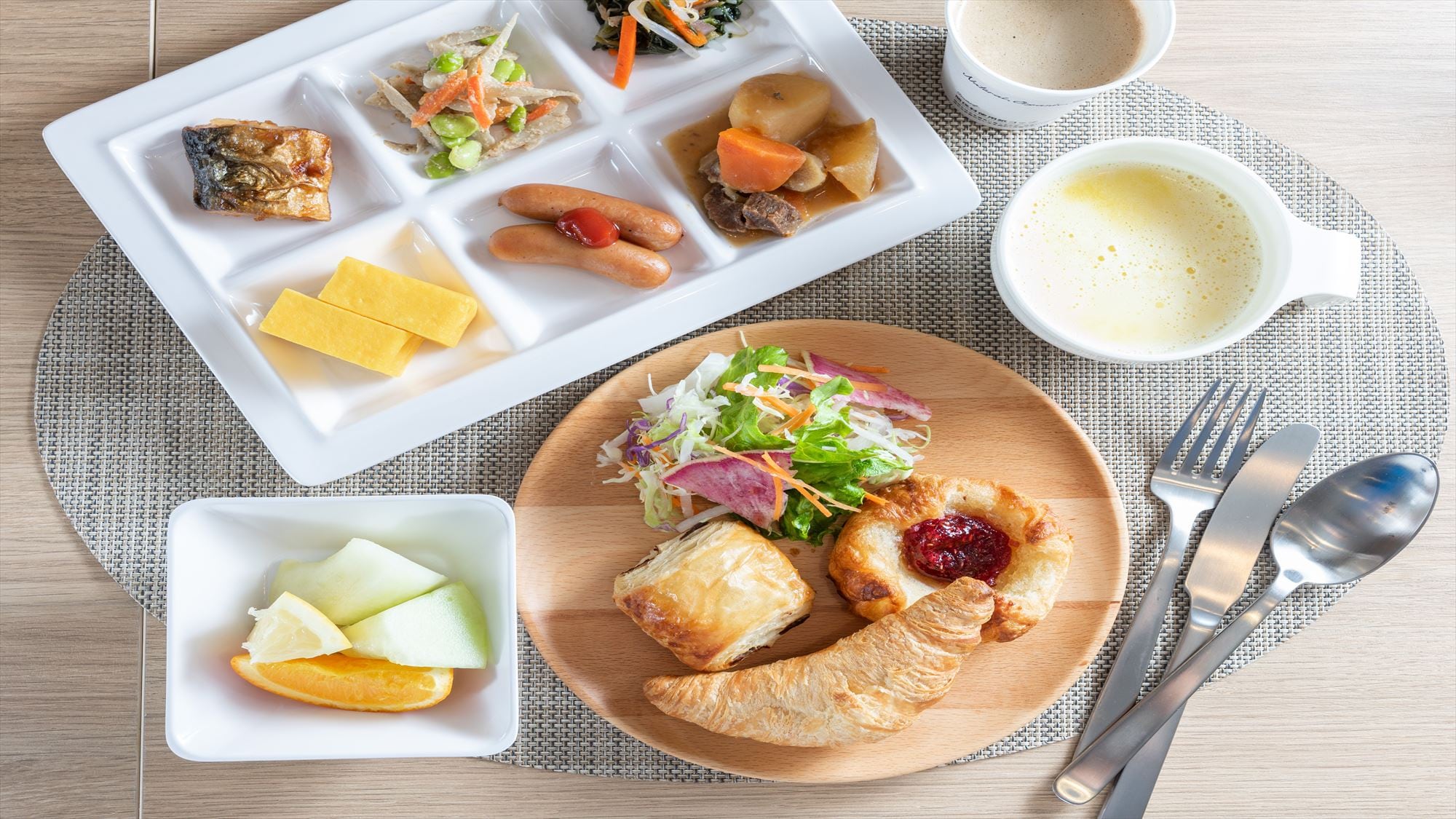 [Healthy breakfast & freshly baked bread] 6:45-9:00