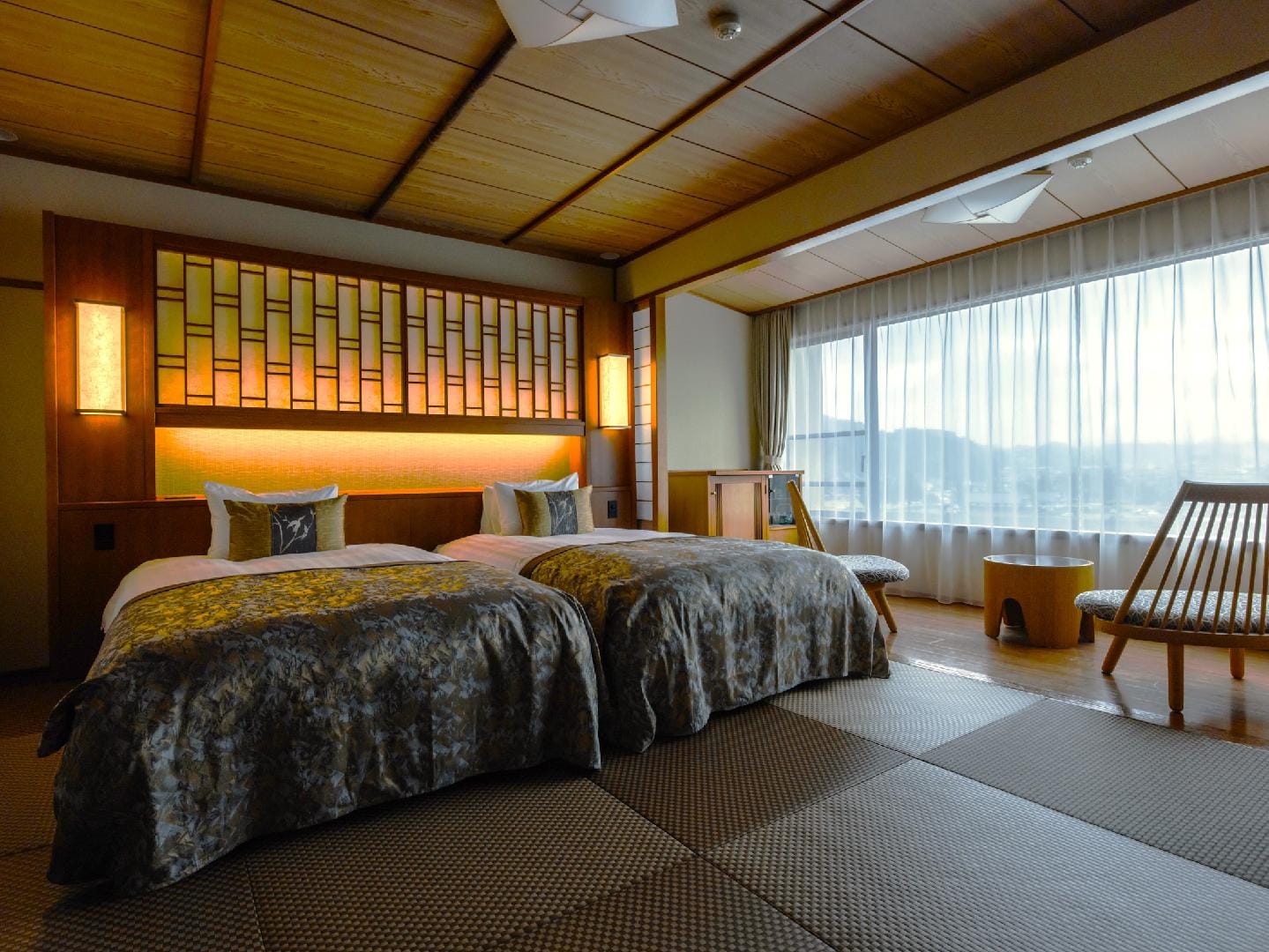 Modern Japanese style twin room