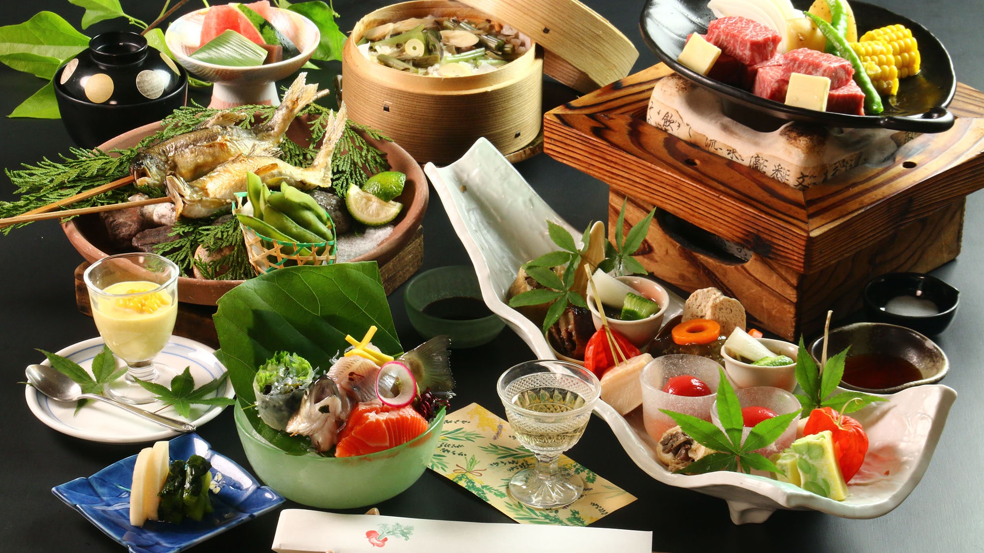 * Dinner example: Hida Shikizen