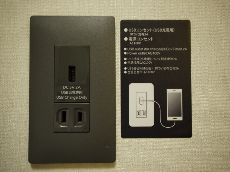 All rooms are fully equipped! USB power outlet