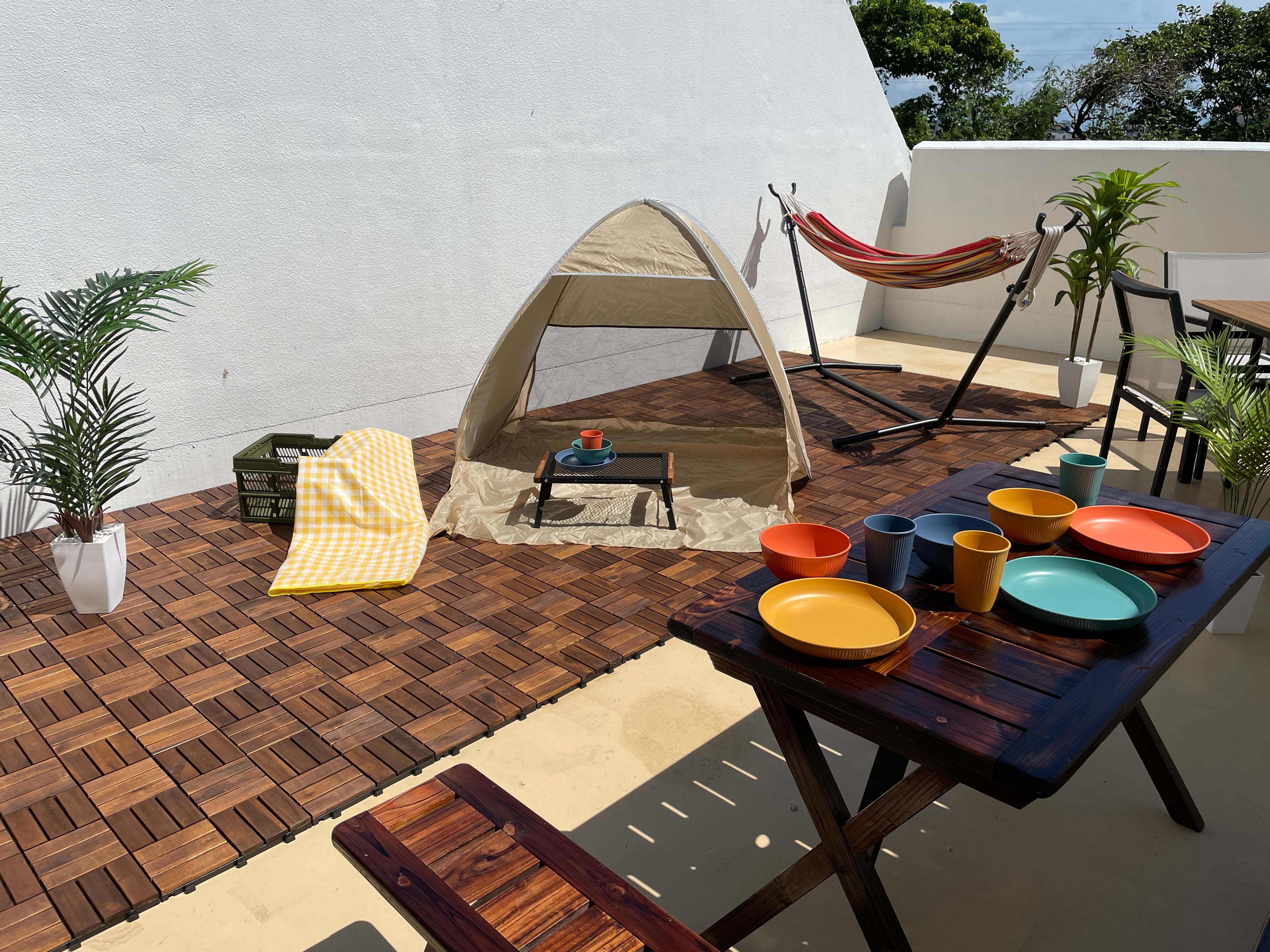 Veranda camping