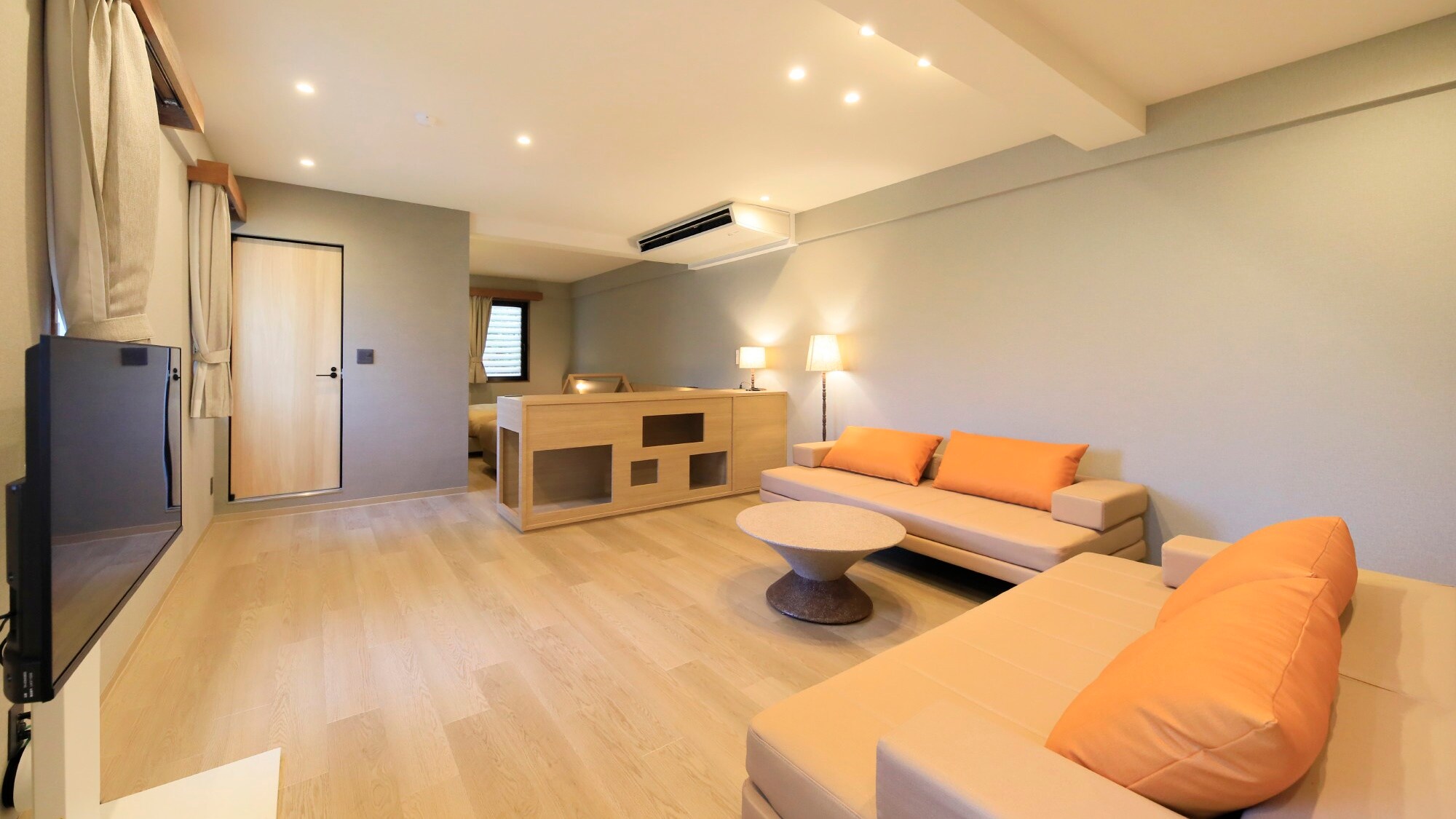 [Special room] Western-style twin room with semi-open-air jacuzzi
