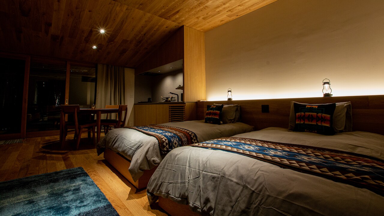 [Deluxe Cabin] Room/Bed