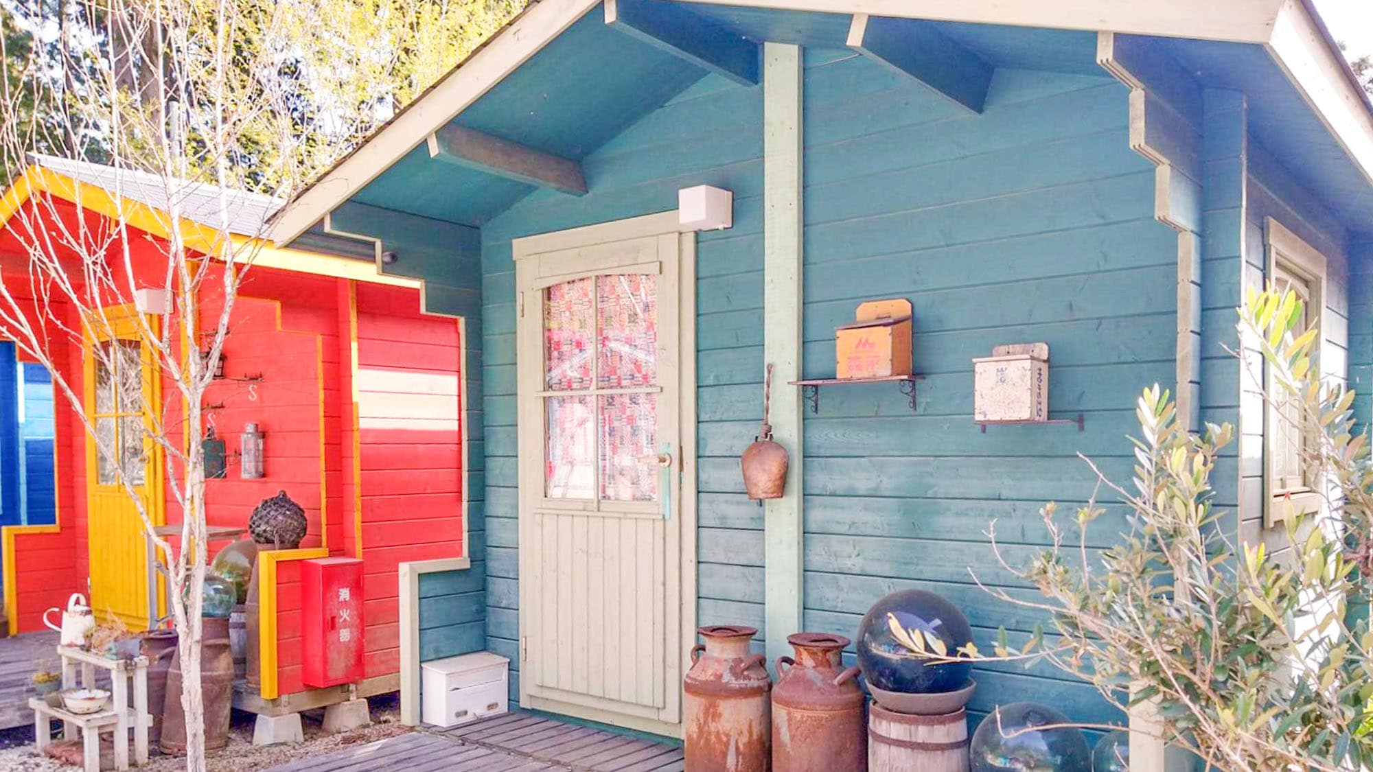 ・【外觀】每棟小屋都是獨立建築，隱私放心！