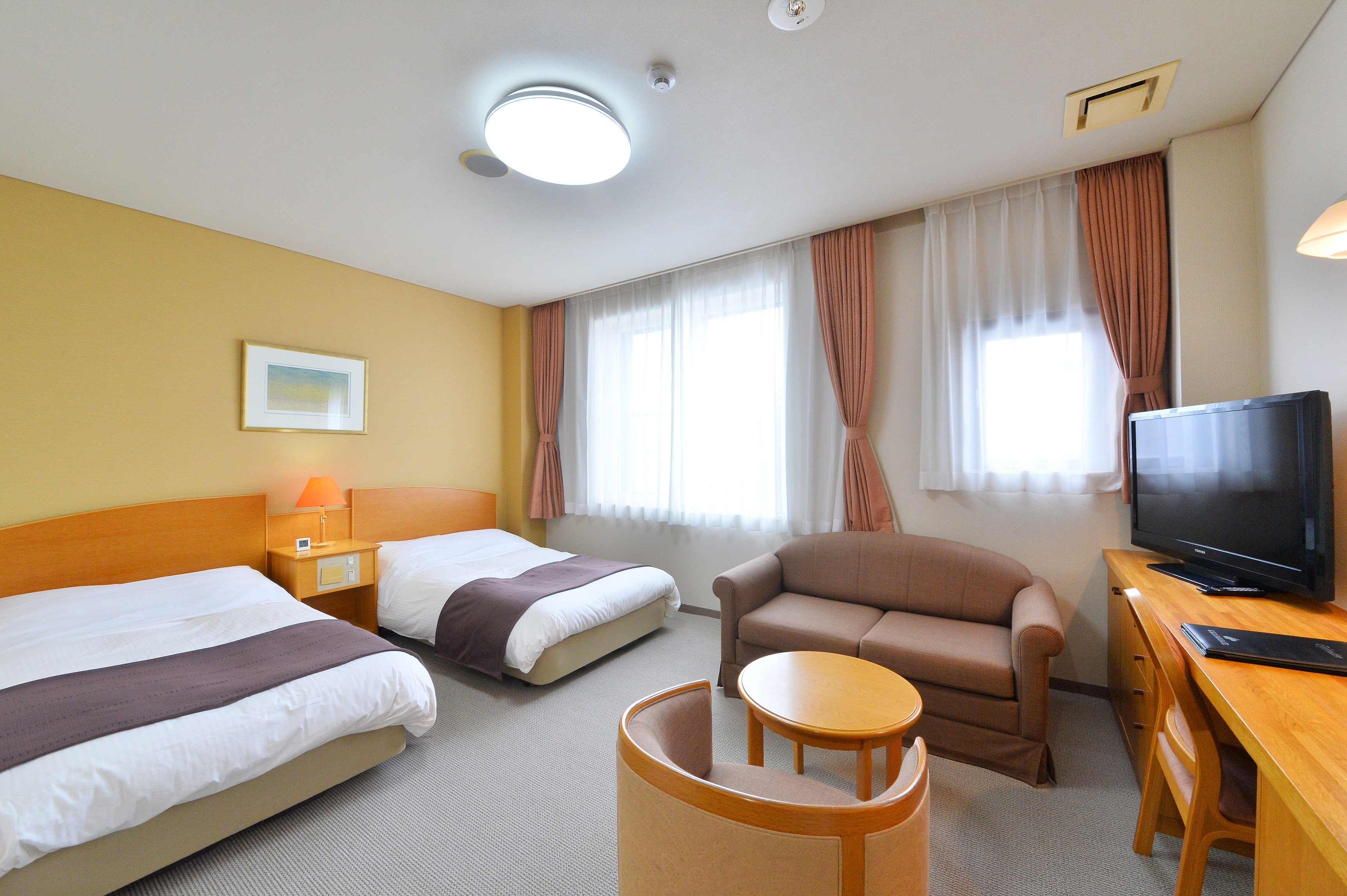 [ห้องพัก] ห้องทวินสไตล์ตะวันตก