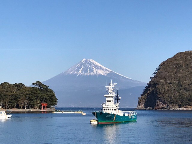 Mount Fuji from Fujimi Kaigan Dori