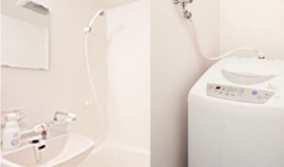 Bath and toilet