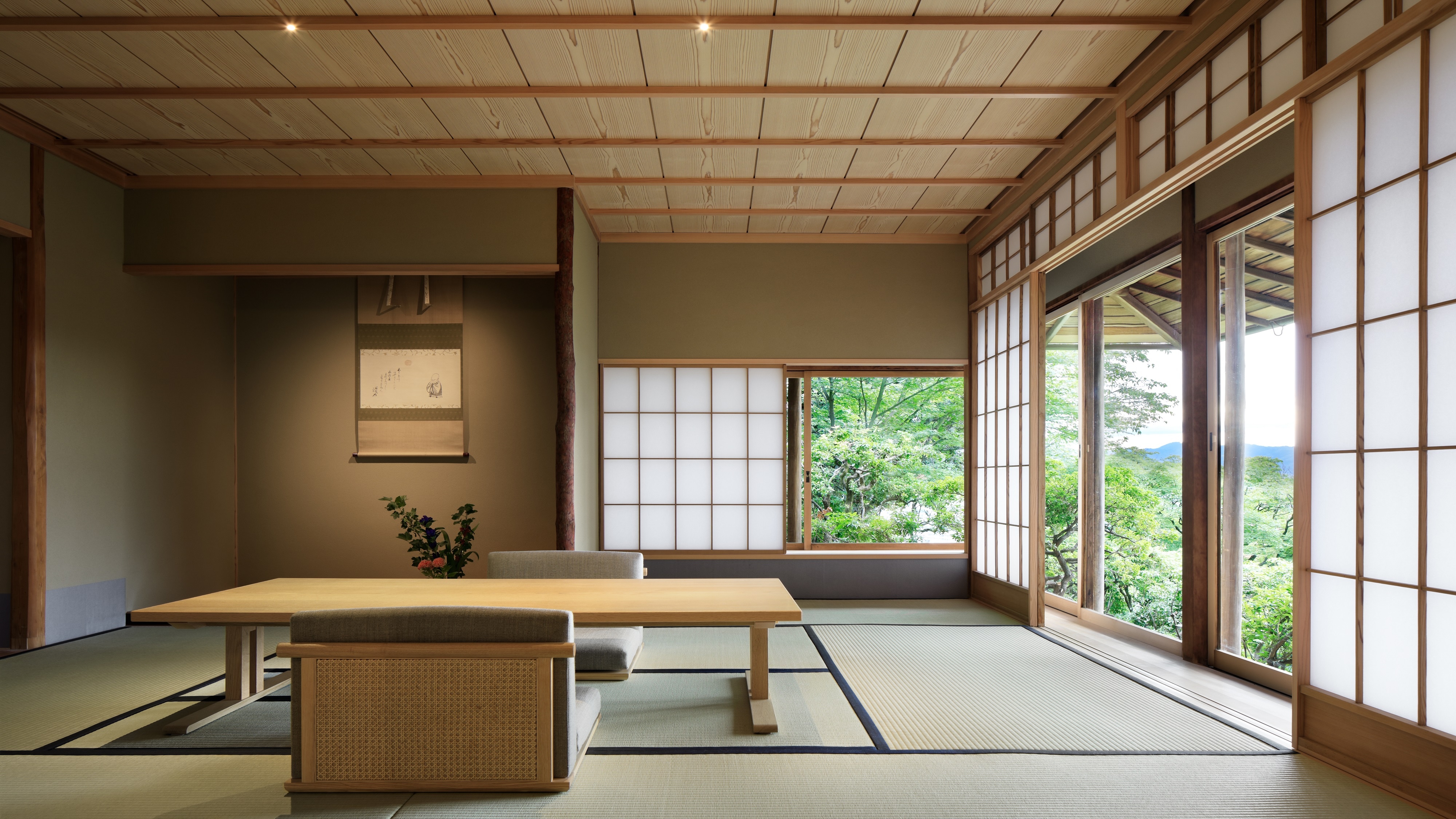 Sukiya style annex "Kasuien" 2 single beds, about 100 square meters