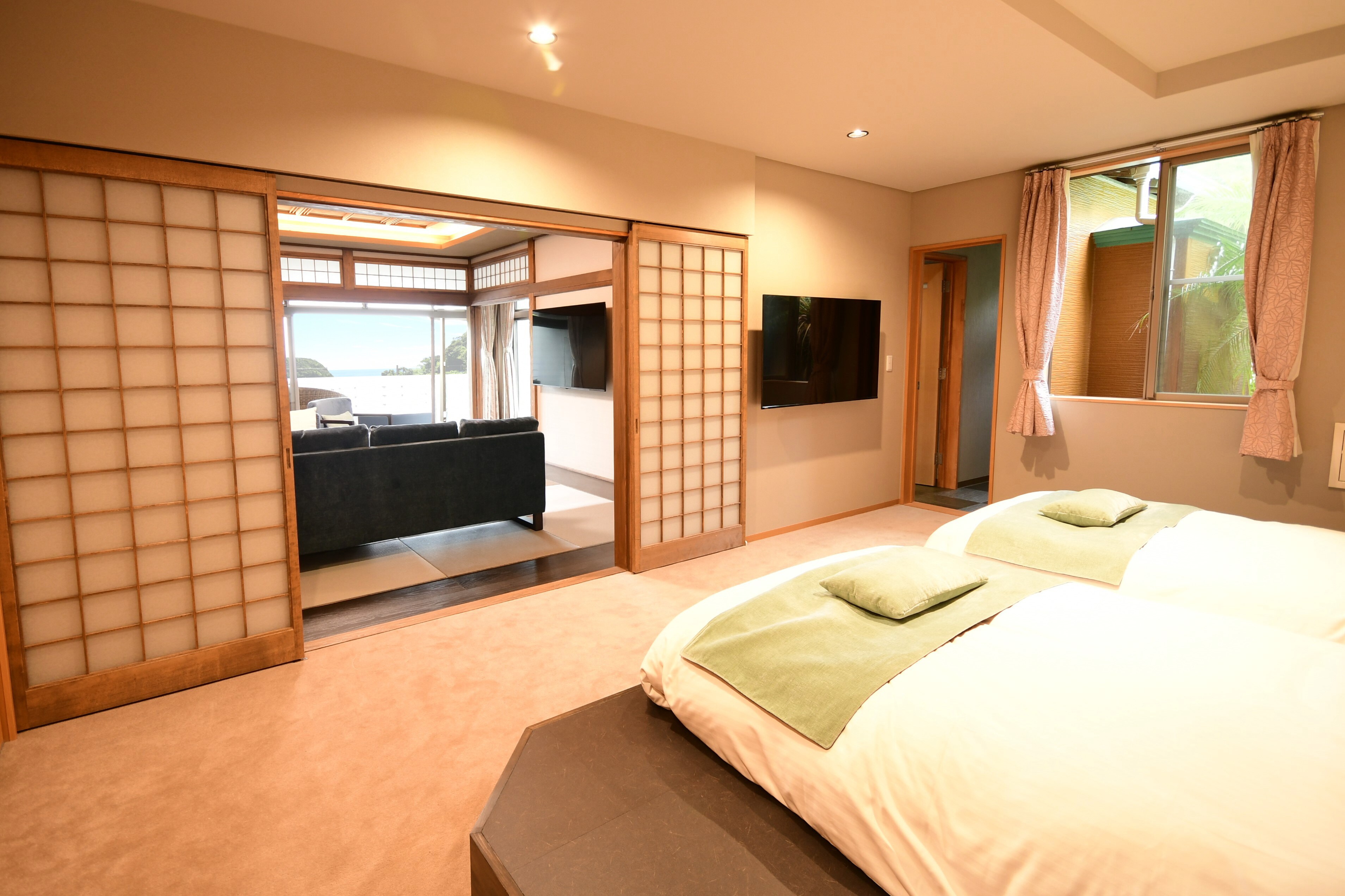 An example of a terrace suite
