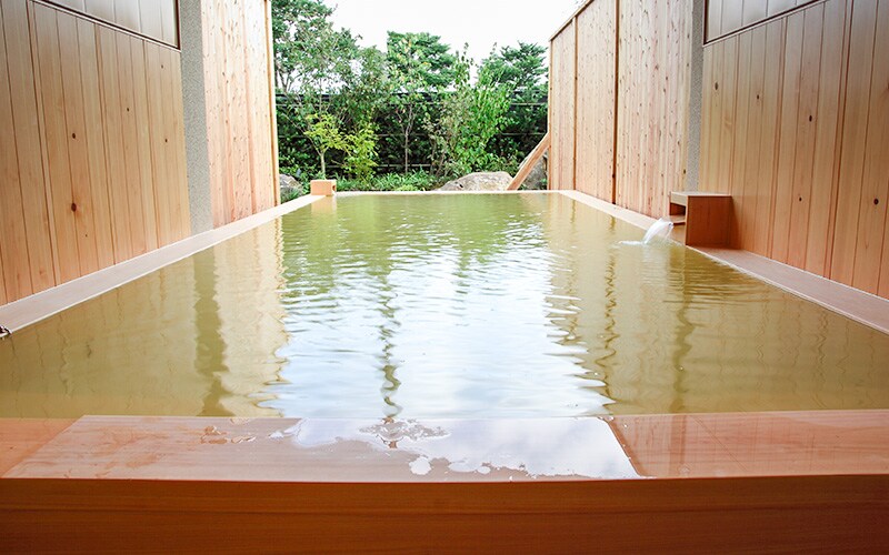 Private bath: Hinoki no Yu