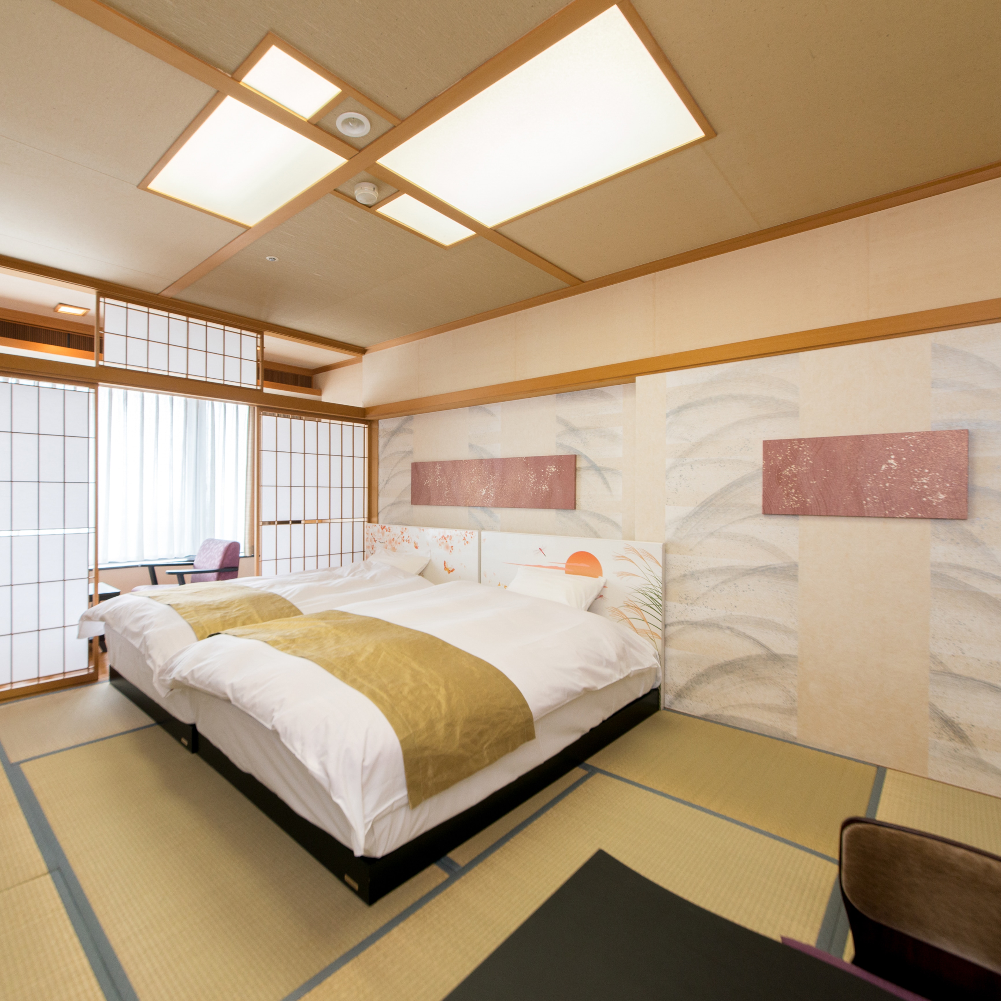 日式客房，附 2 張單人床