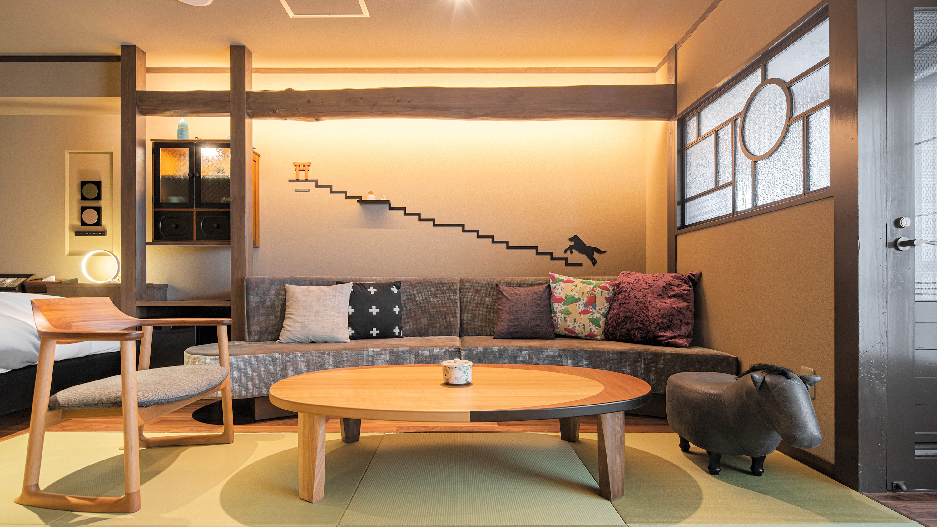 ■Phòng■Không hút thuốc [Phòng kiểu Nhật-Tây có suối nước nóng toàn cảnh chảy tự do (706)]