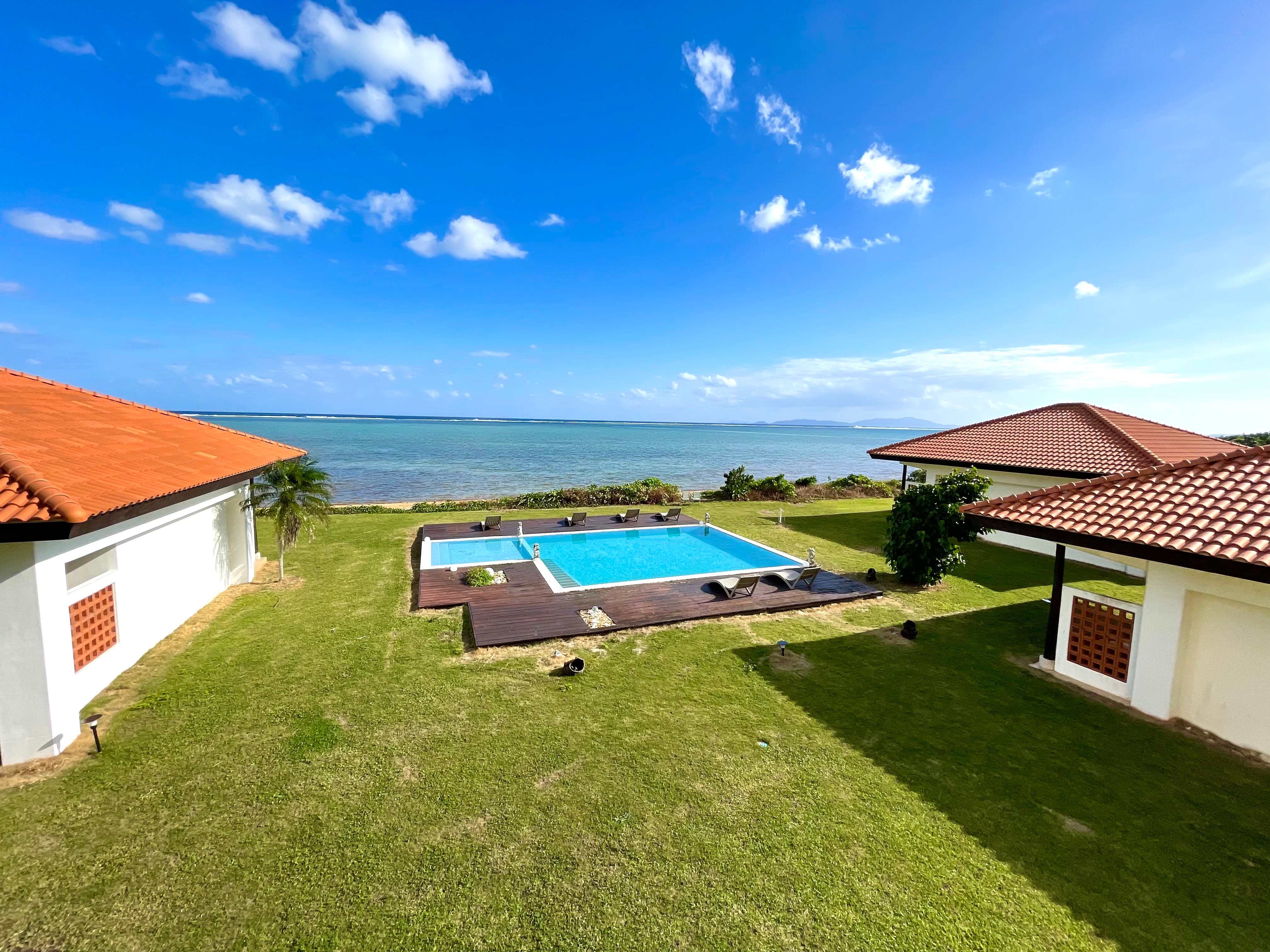 [Kamar vila lantai dua] Pemandangan dari teras