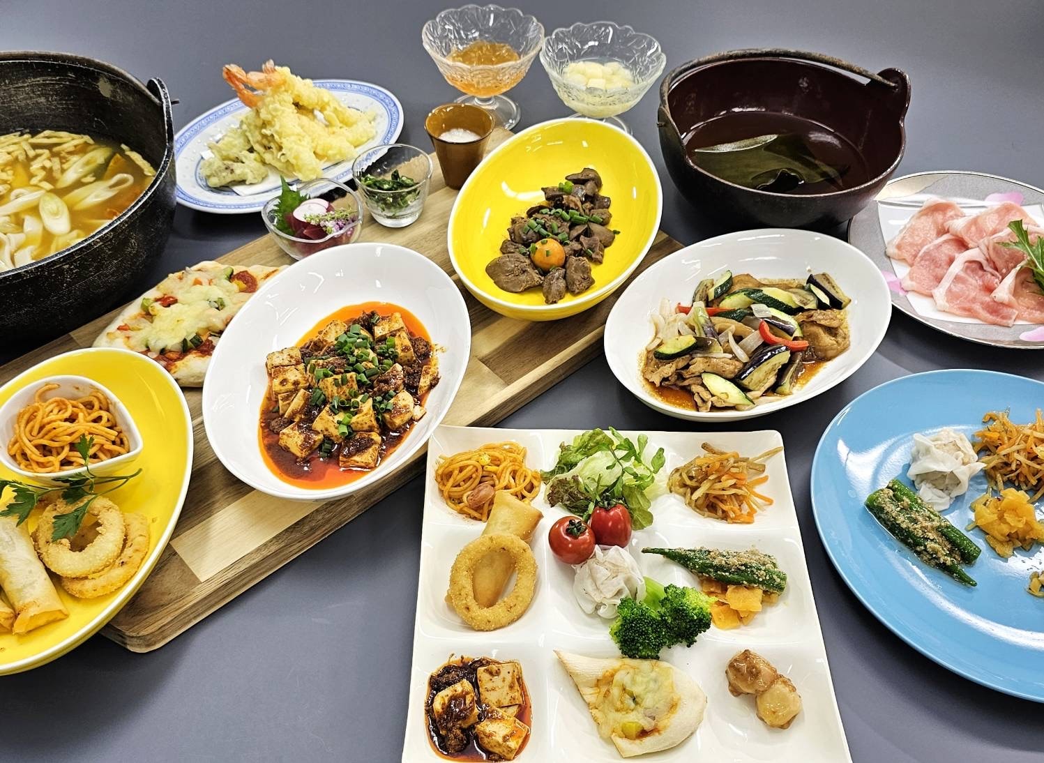 On weekends and certain days, it will be a half buffet.