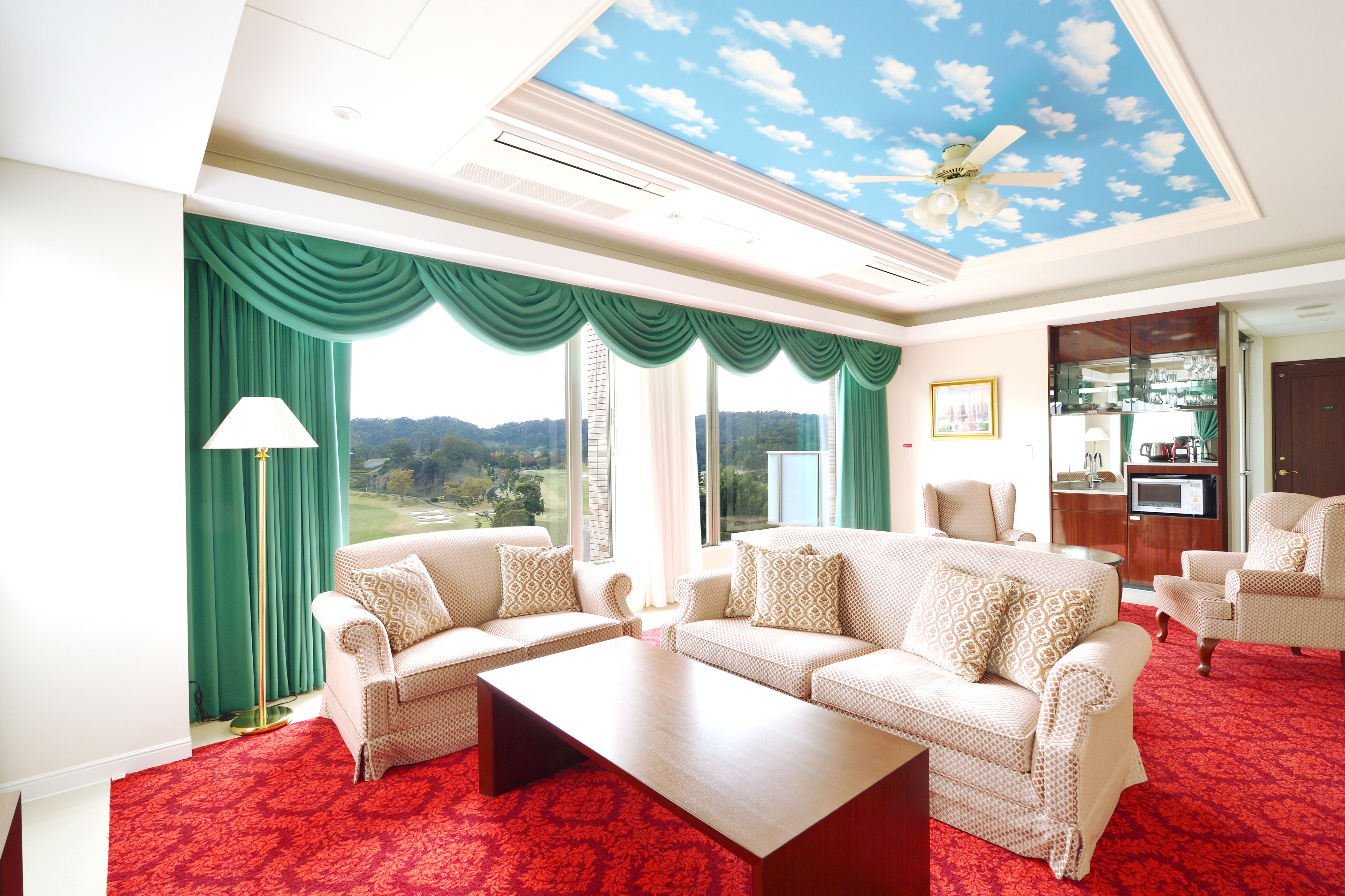 [New Residence Wing] A-type guest room living room (114 m2)