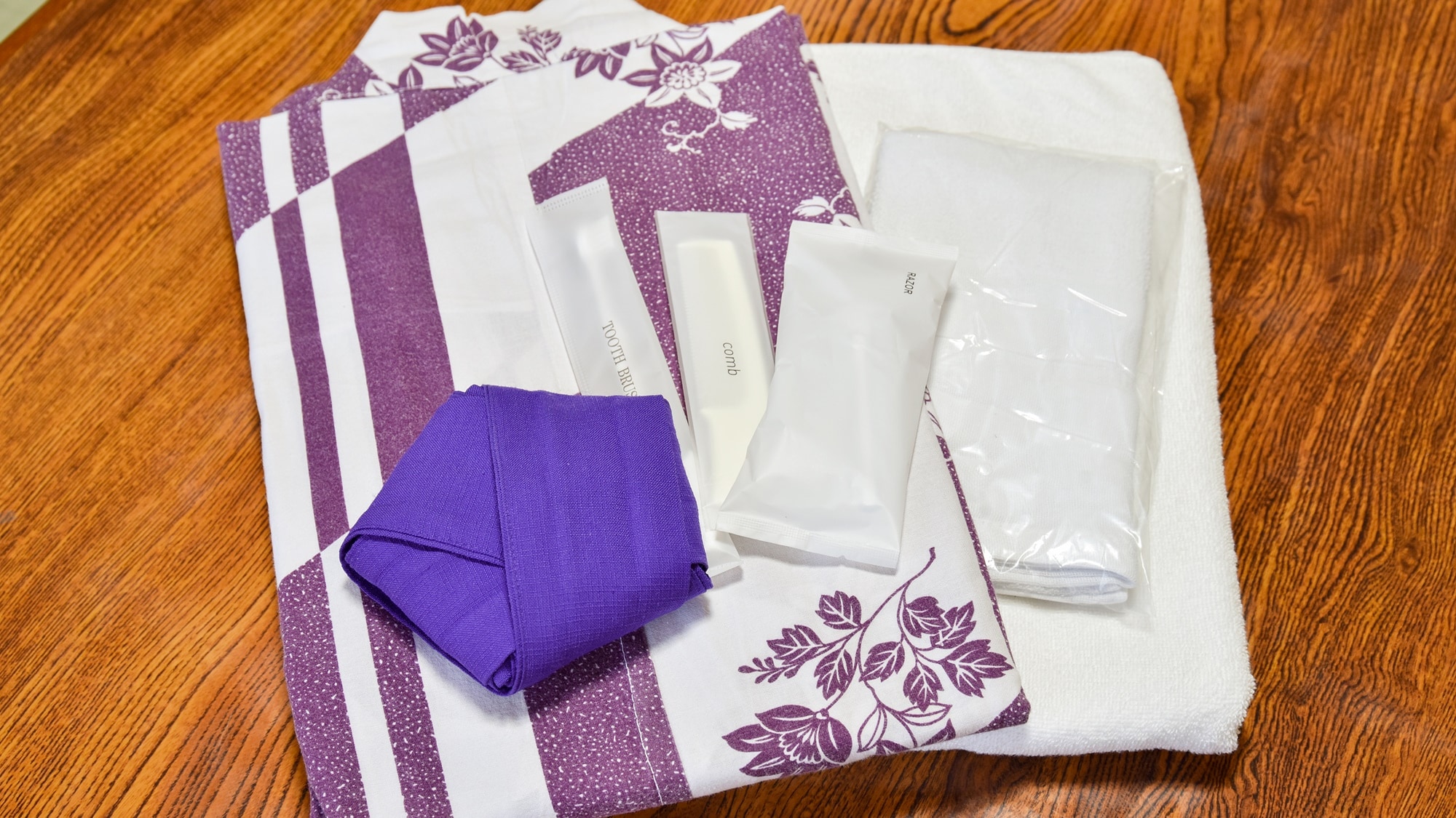 *[Examples of amenities] Basic set including yukata, towels, etc.