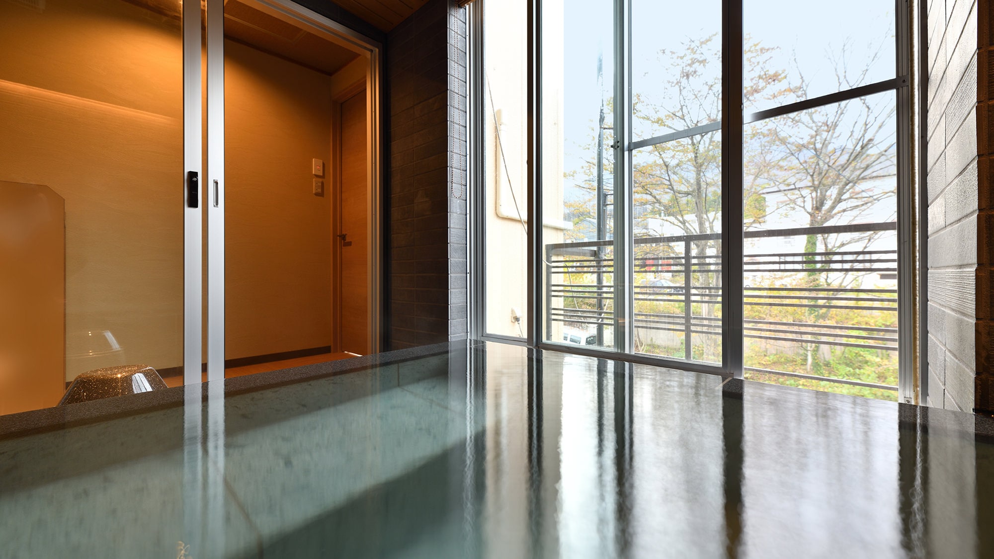 Free-flowing hot spring water [Japanese-Western style guest room with hot spring] Mizuyuki