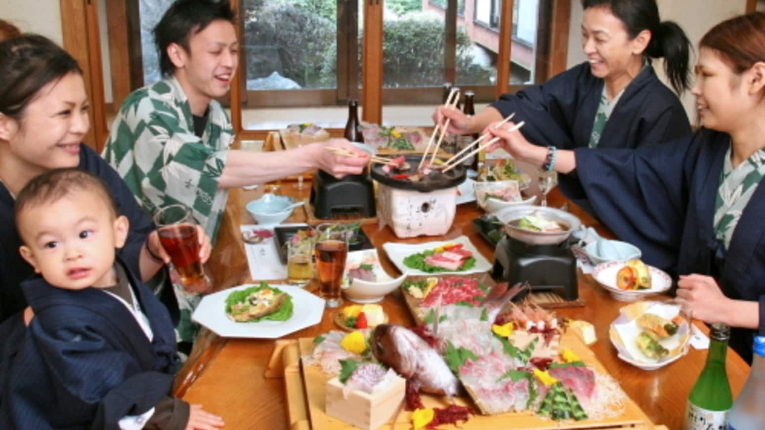 Meals are private rooms
