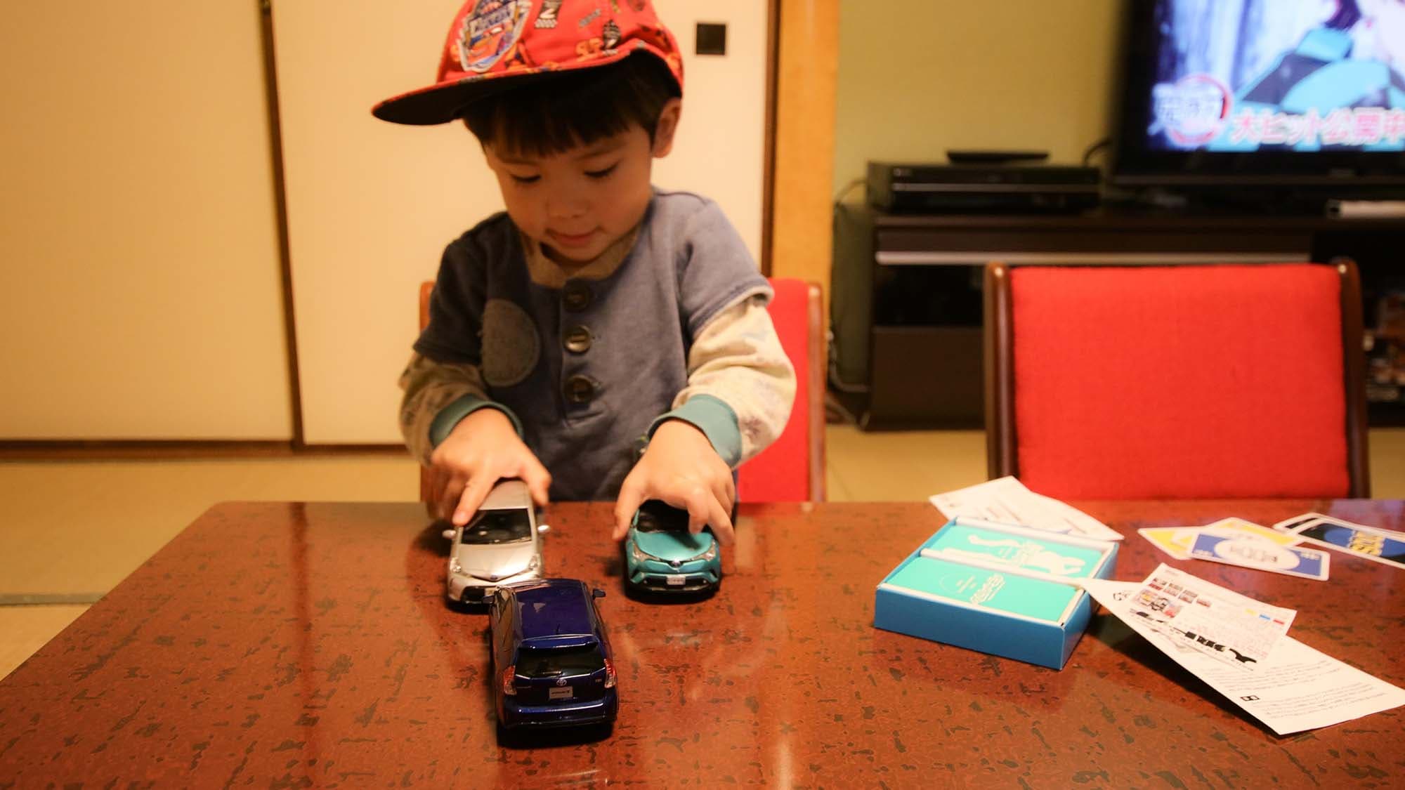・ Children's toys are also available for easy use by families.