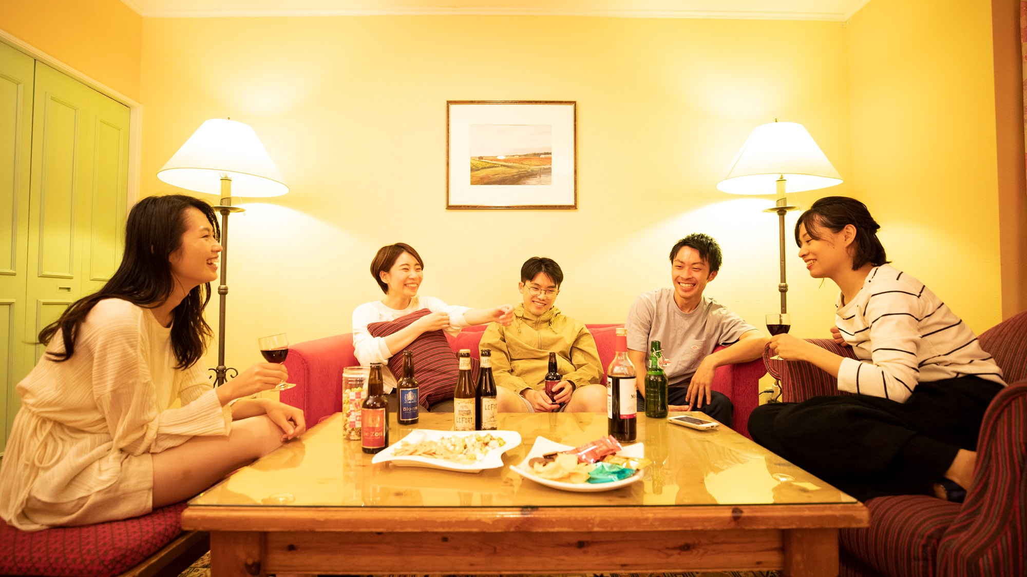 Gathering around a gorgeous table with family and friends will make you feel like you're having a private party.