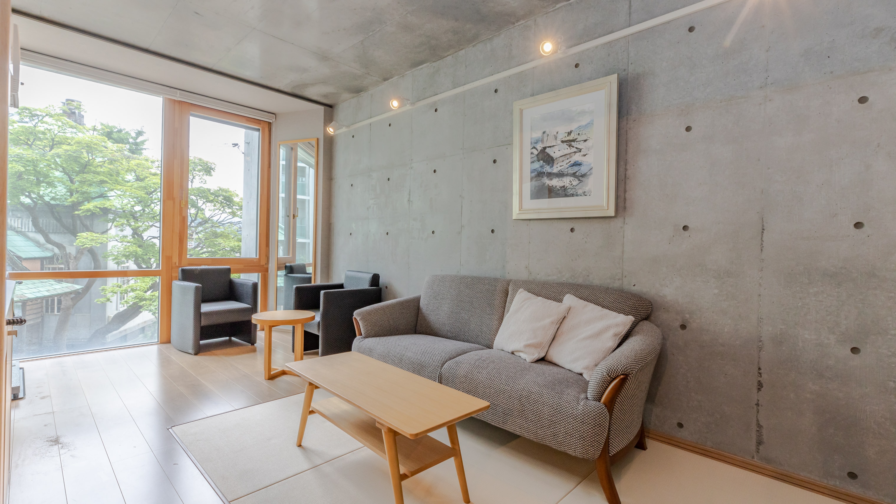 Living Suite (3 semi-double beds)