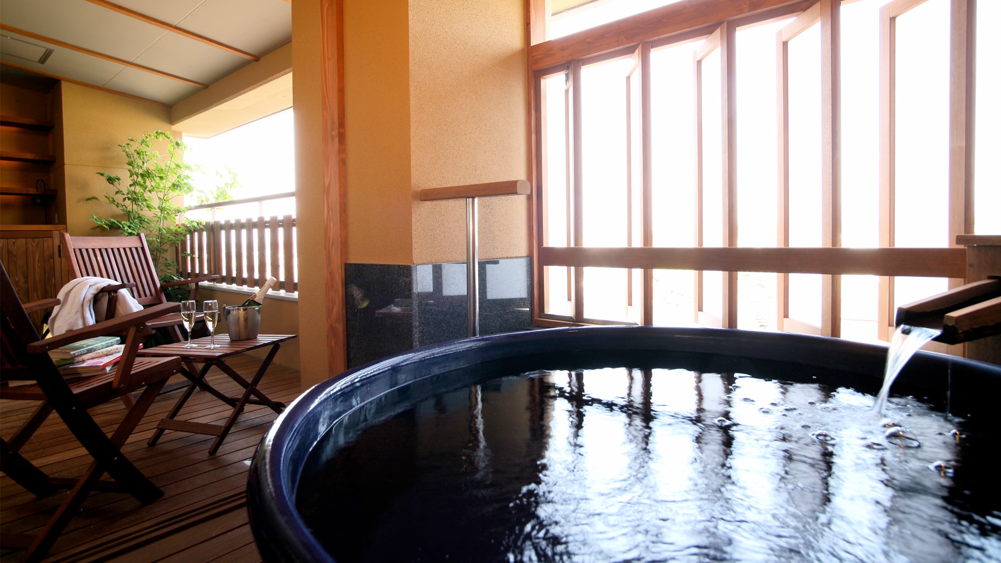 Hoshi no Wing A type suite with open-air bath Japanese and Western room