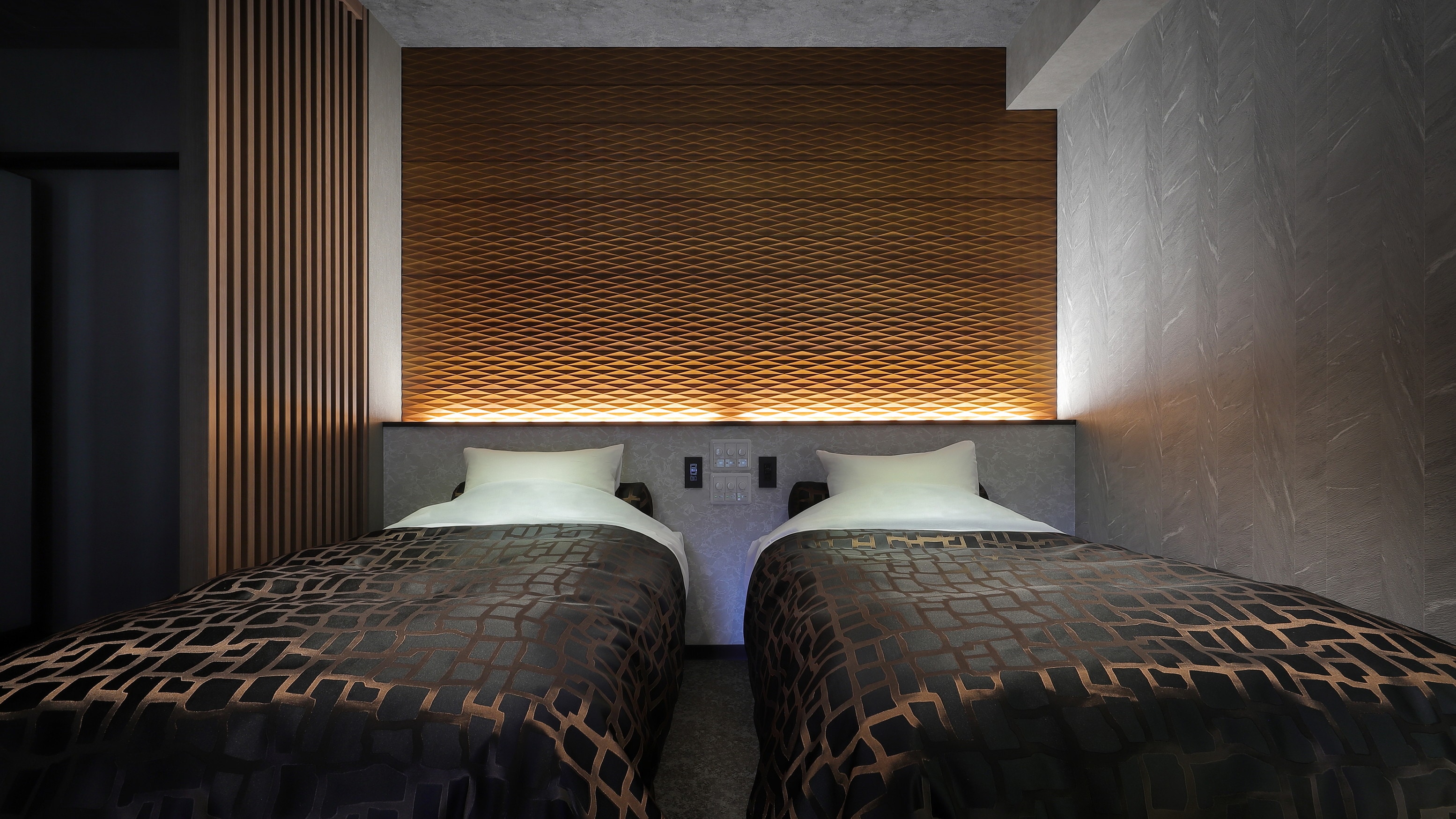 [Western-style twin room | Streamside] View ■ Massage chair included (non-smoking | 36 m2)