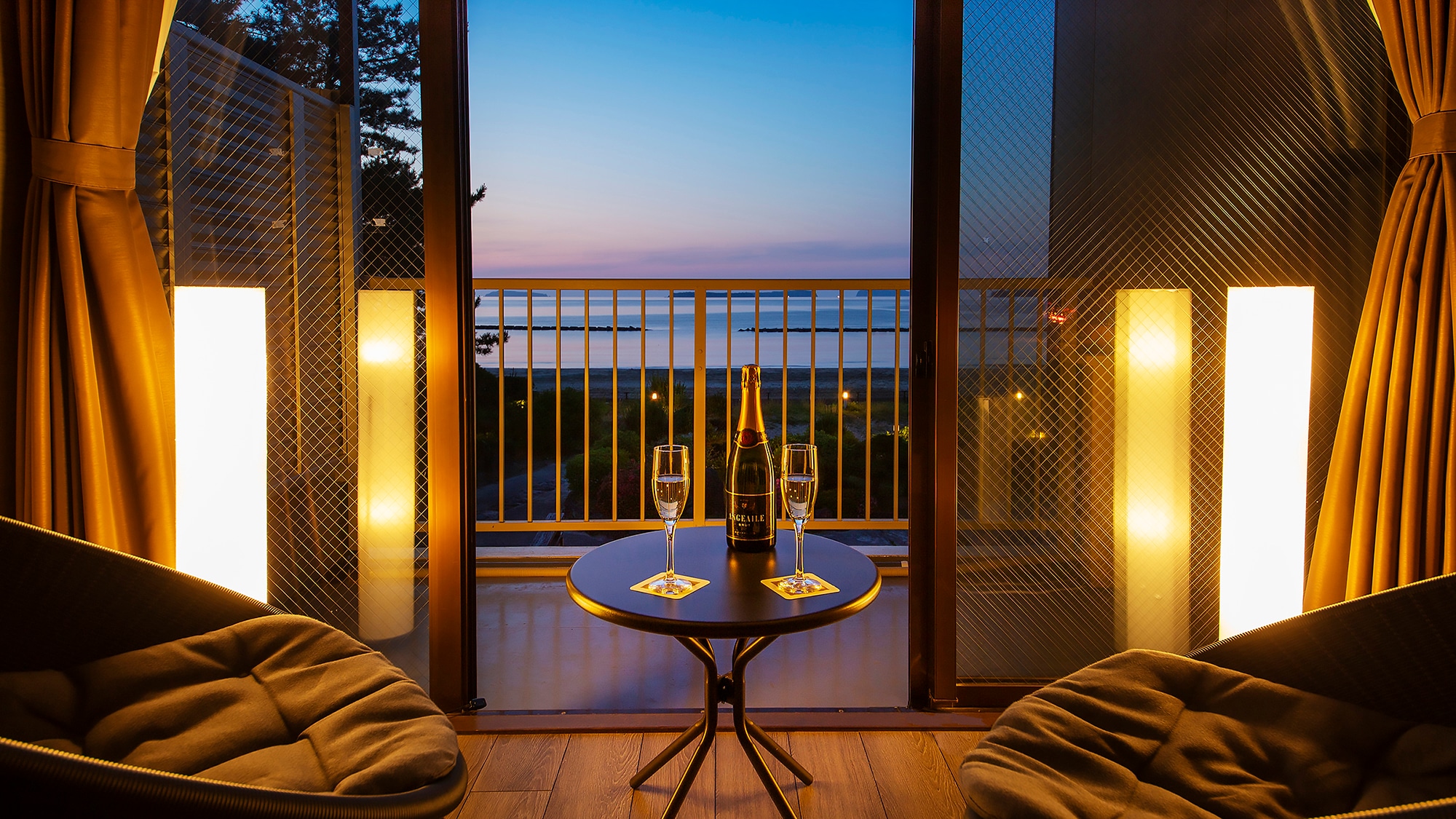 March 2022 NEW OPEN! Japanese-Western modern ICHIRIN room Guest room with open-air bath (image)