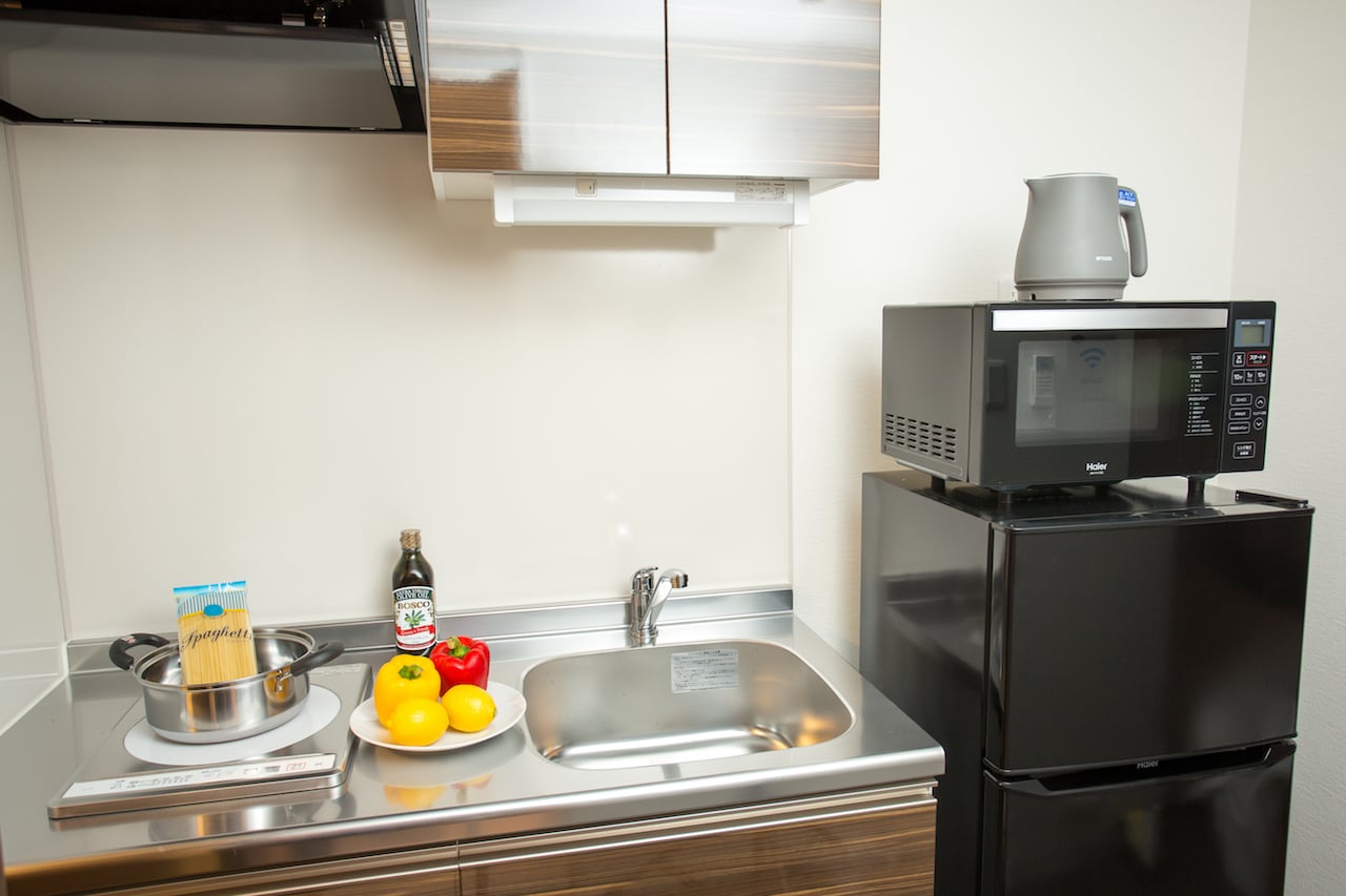 Full kitchen equipment in all rooms