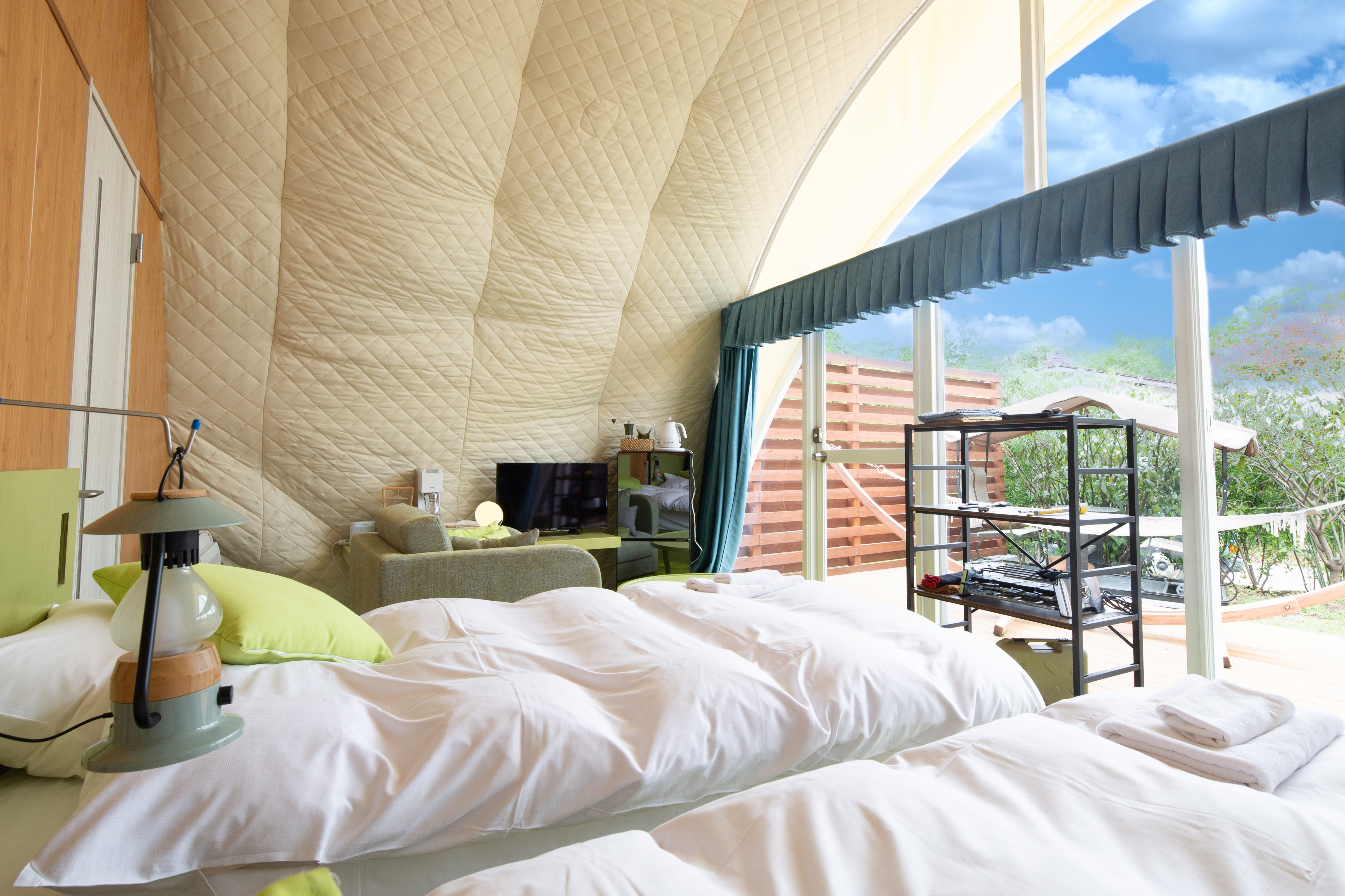 [Junior Suite Tent] Maximum 3 people *Vintage caravan available
