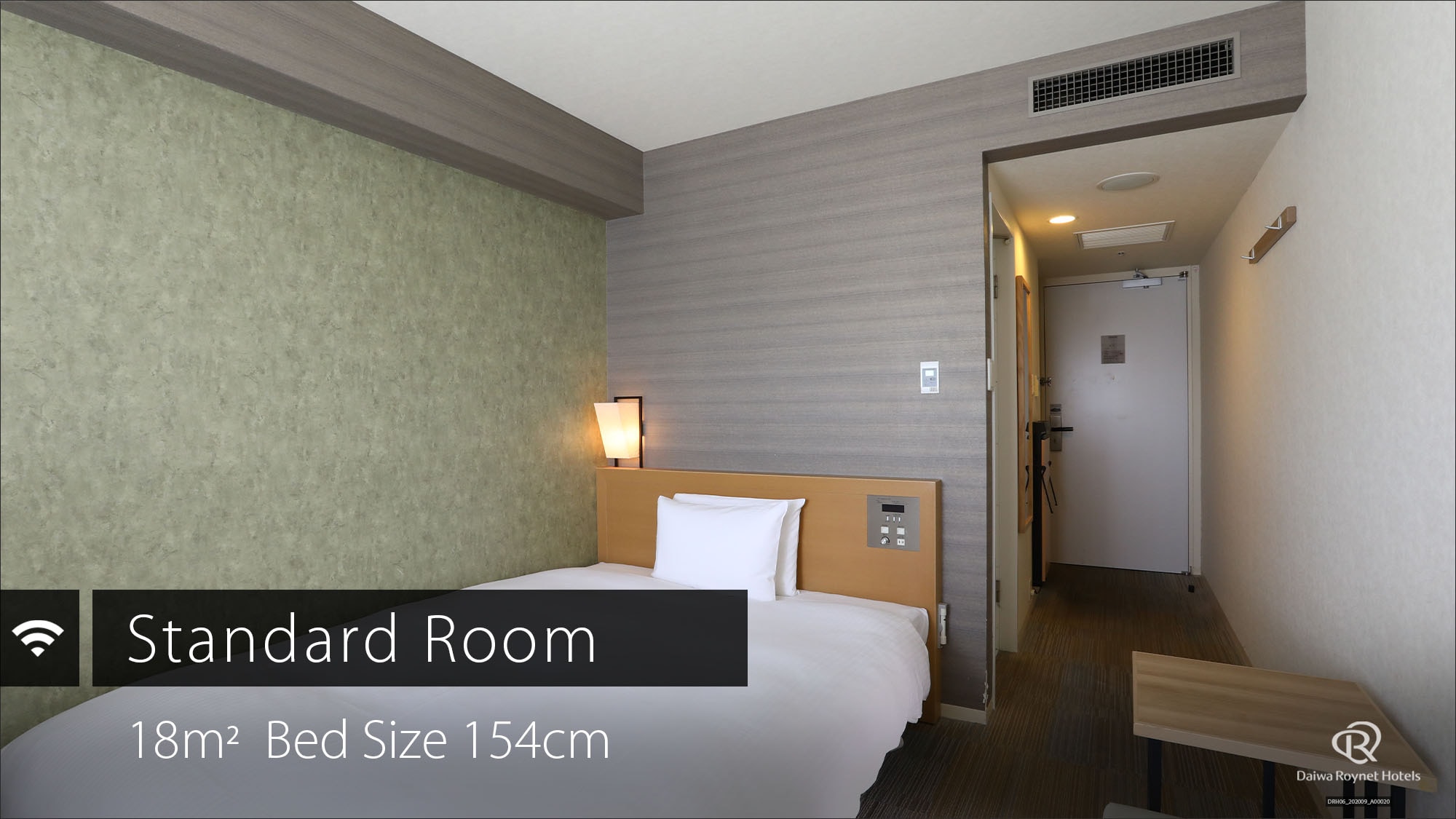 Standard room Room area: 18㎡ Bed size 154cm