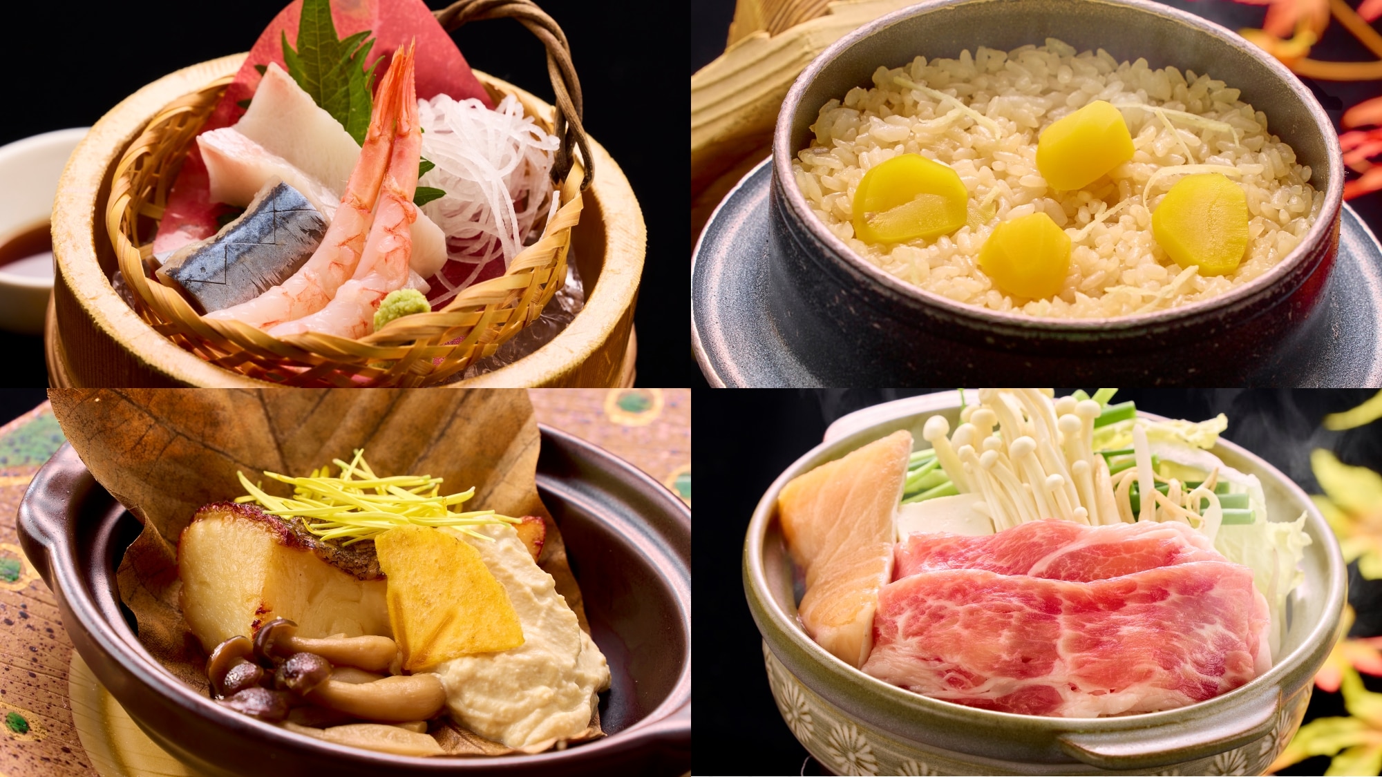 [Autumn Flavors Delicious Kaiseki Dinner]